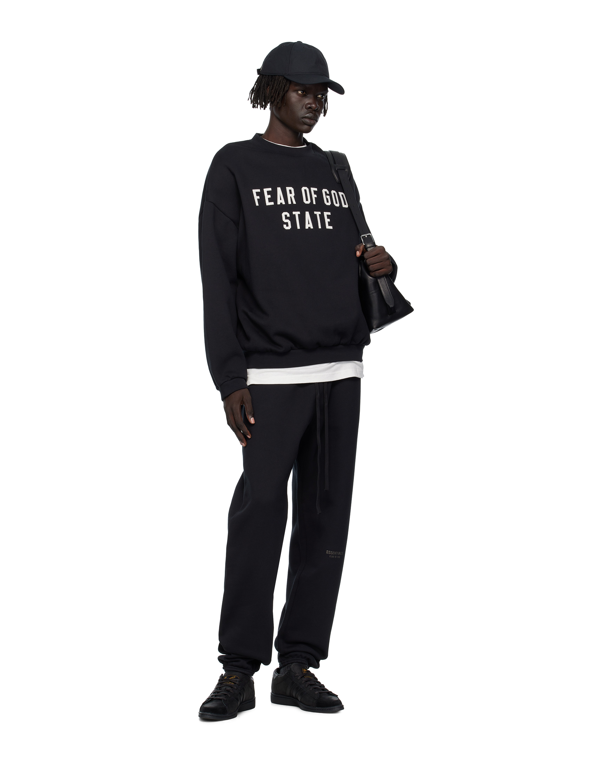 90's Fit Crewneck - Jet Black