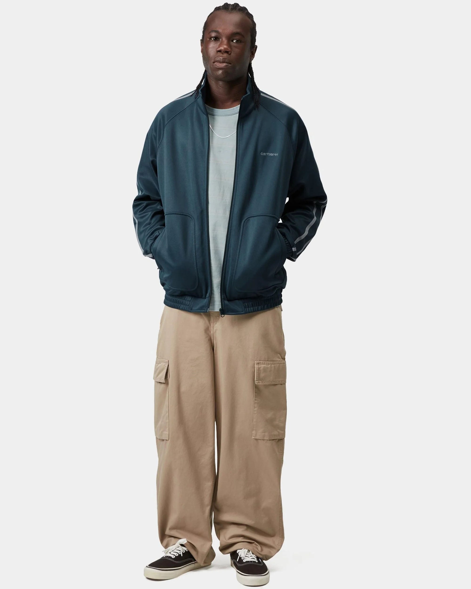 Bolar Sweat Jacket - Blue River / Mirror
