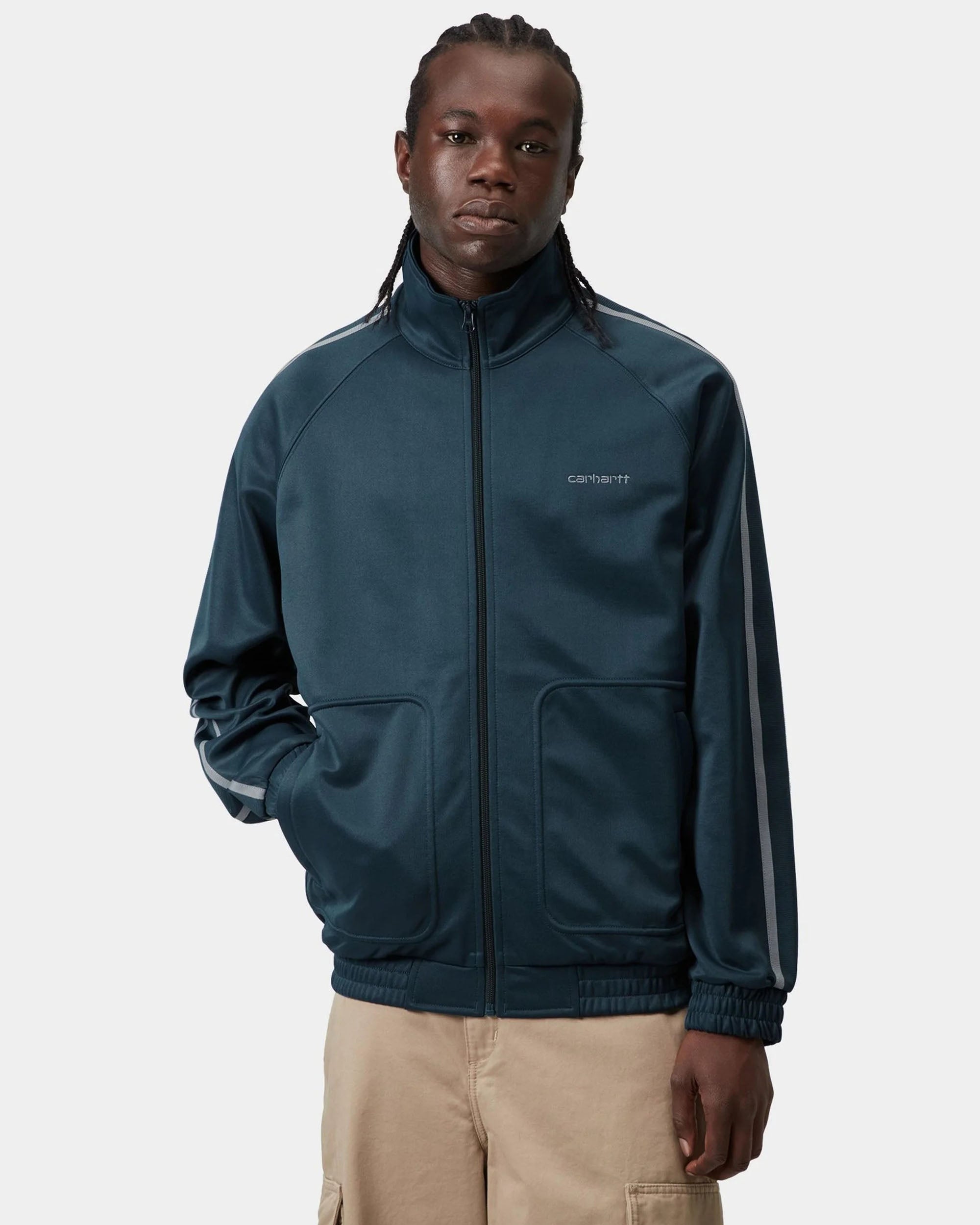 Bolar Sweat Jacket - Blue River / Mirror