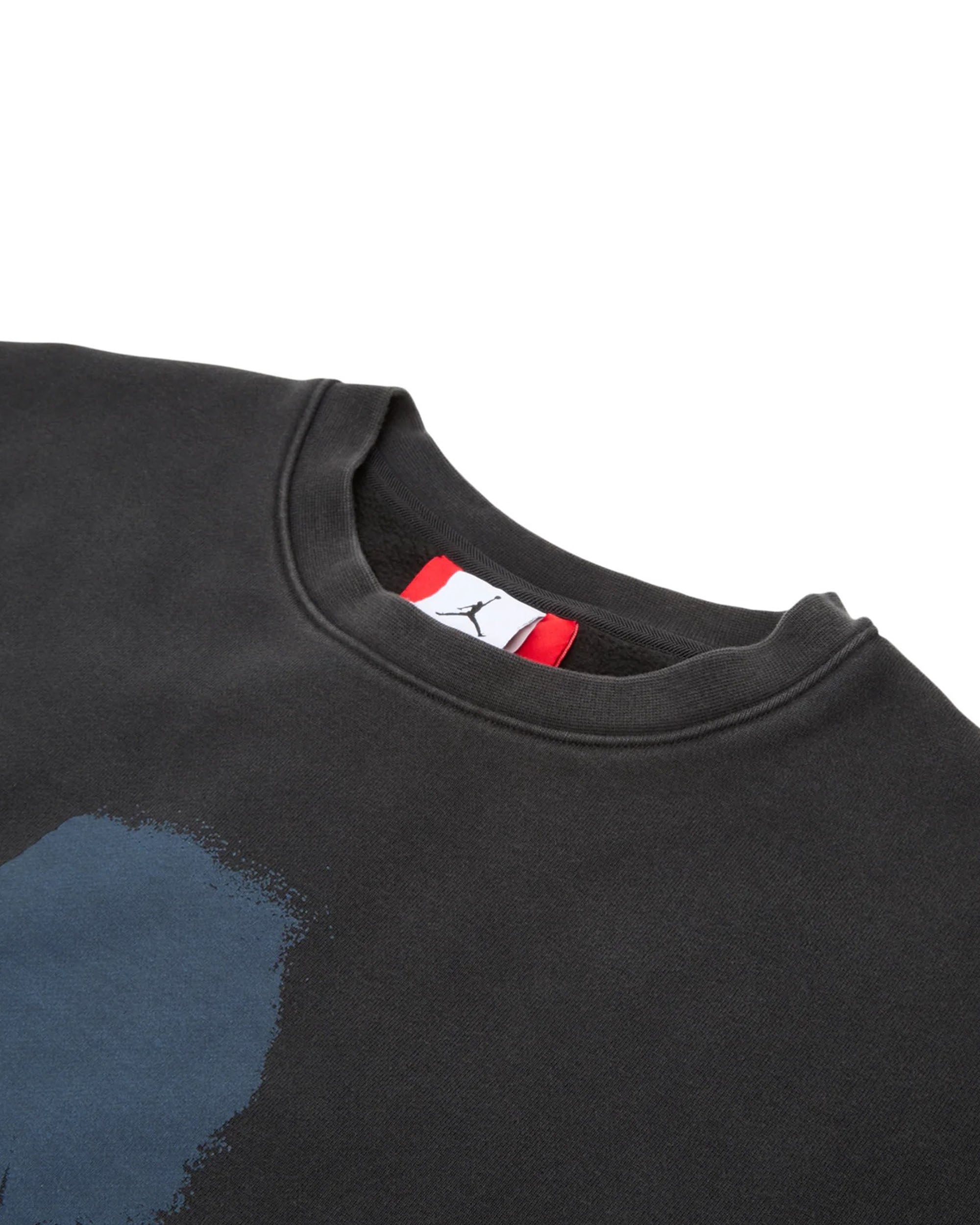 Jordan IH Cropped Fleece Crew - Black