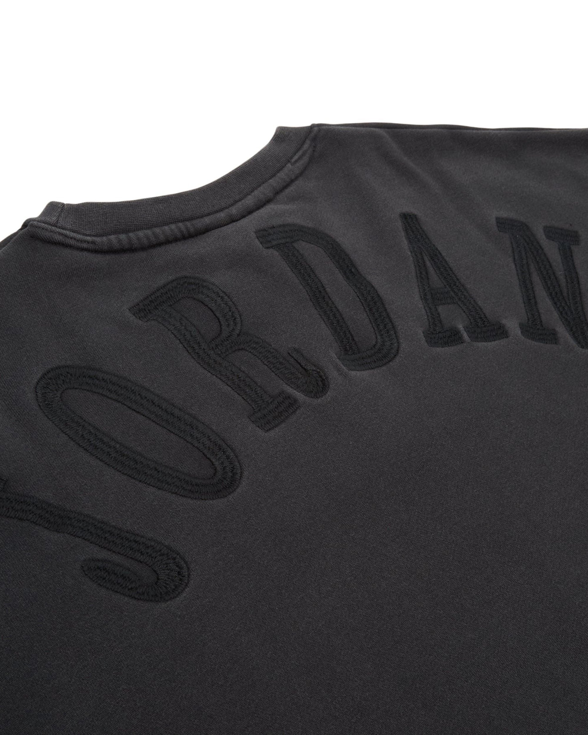Jordan IH Cropped Fleece Crew - Black