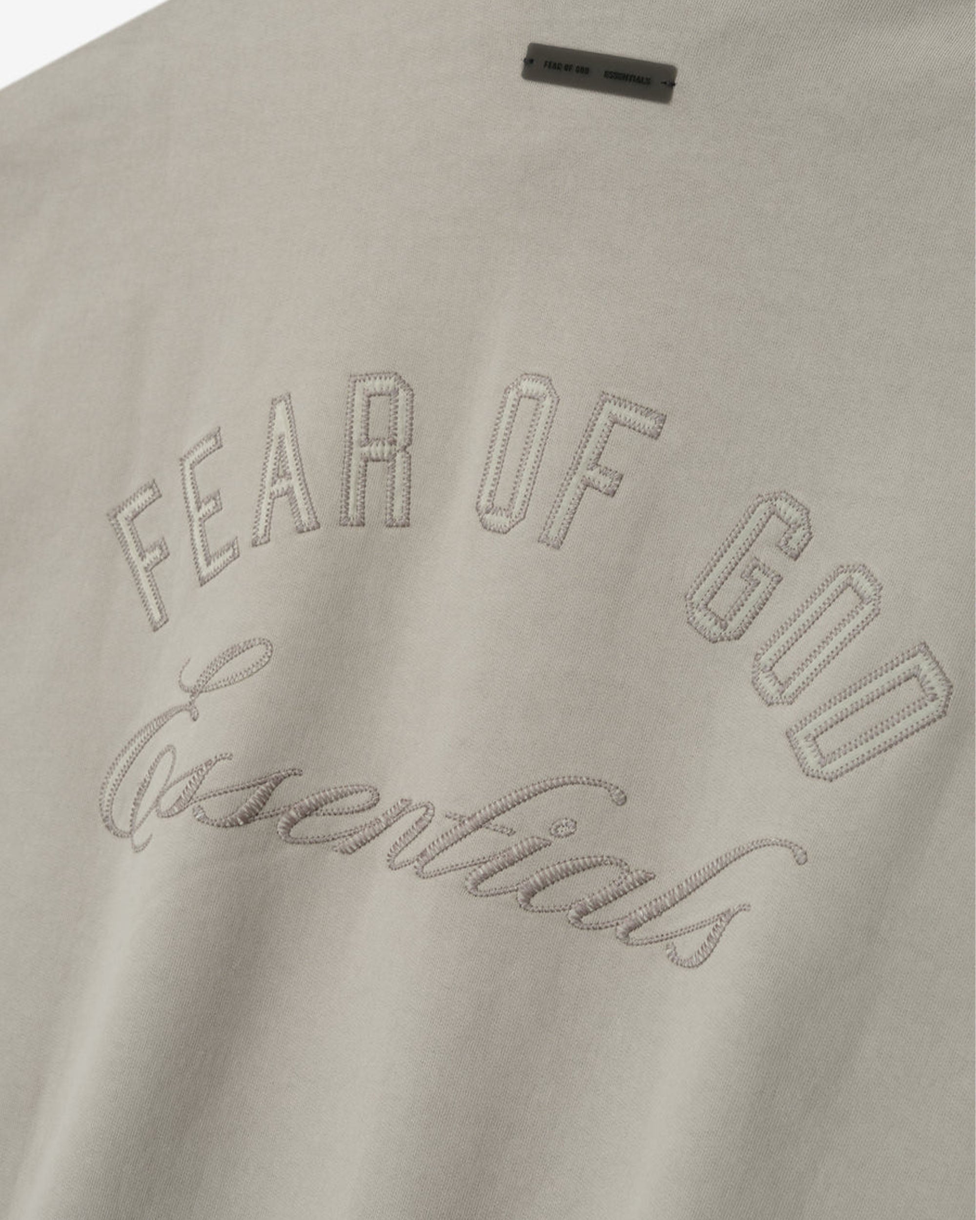 Embroidered Classic Polo Sweatshirt - Smoke Grey