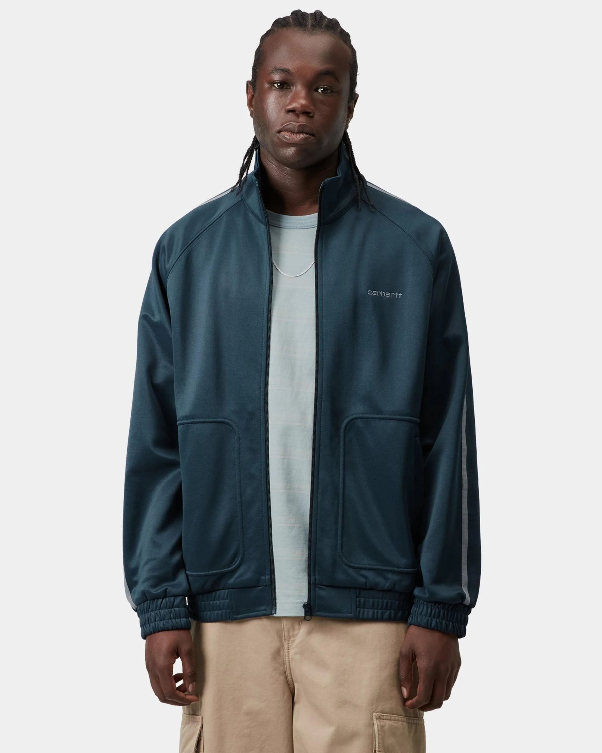 Bolar Sweat Jacket - Blue River / Mirror