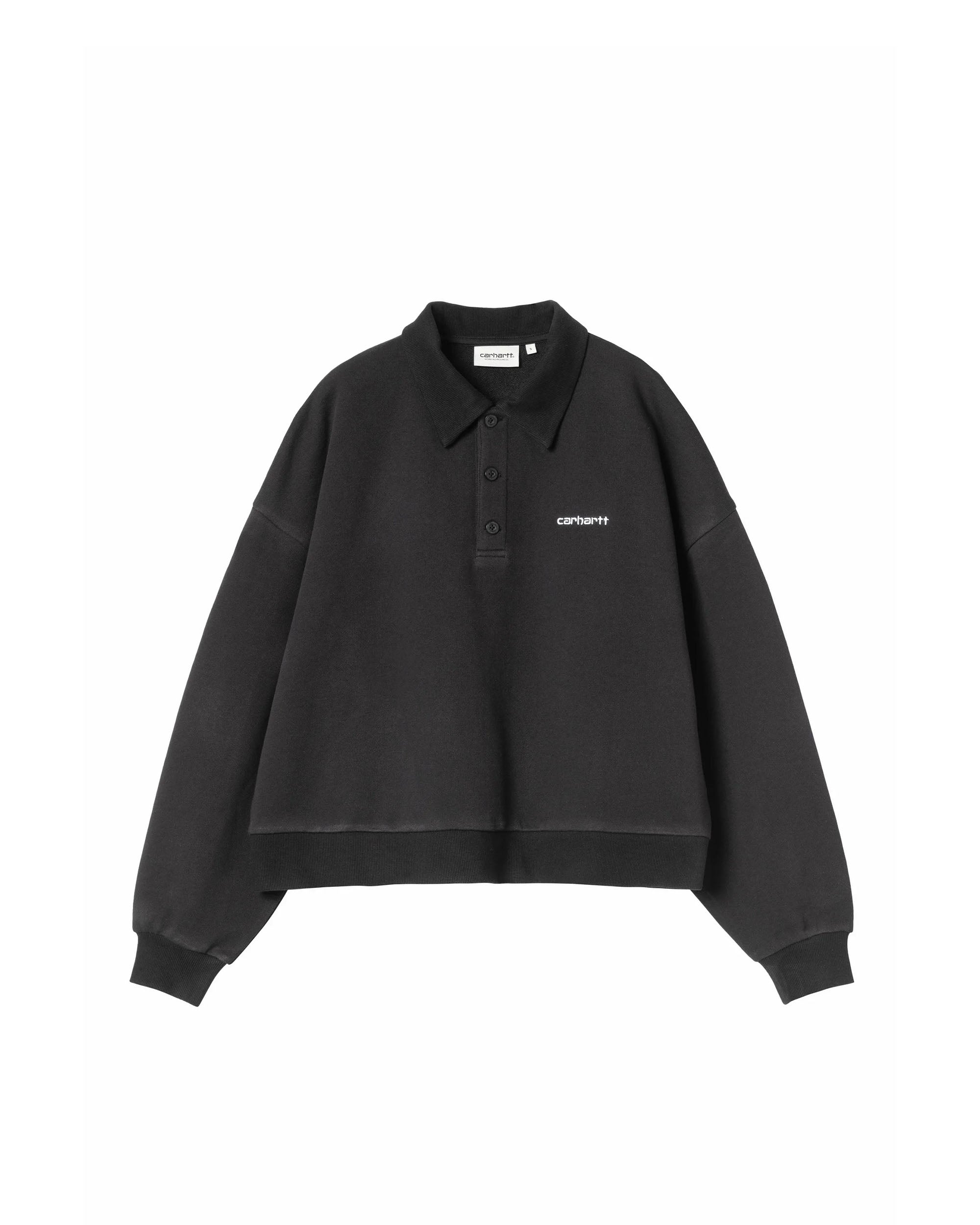 Women's Brenta Polo Sweat - Black / White