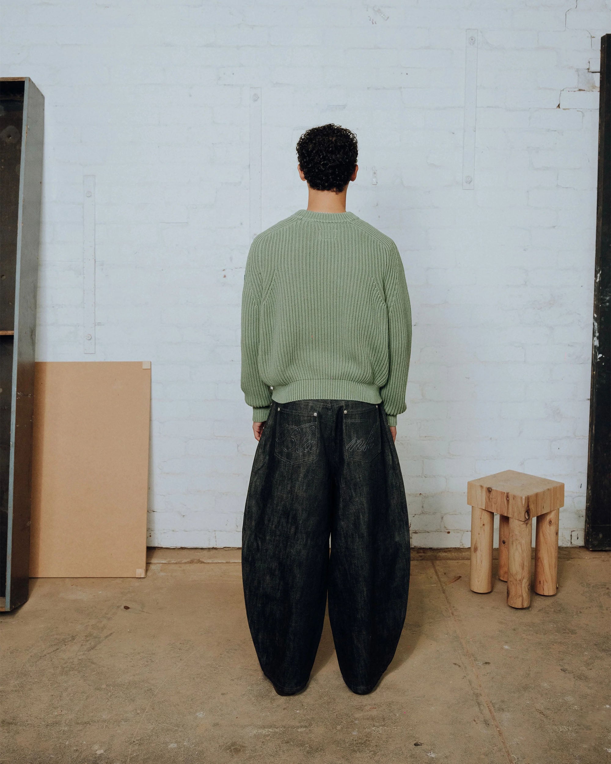 Outpost Knit Crewneck - Sage Green