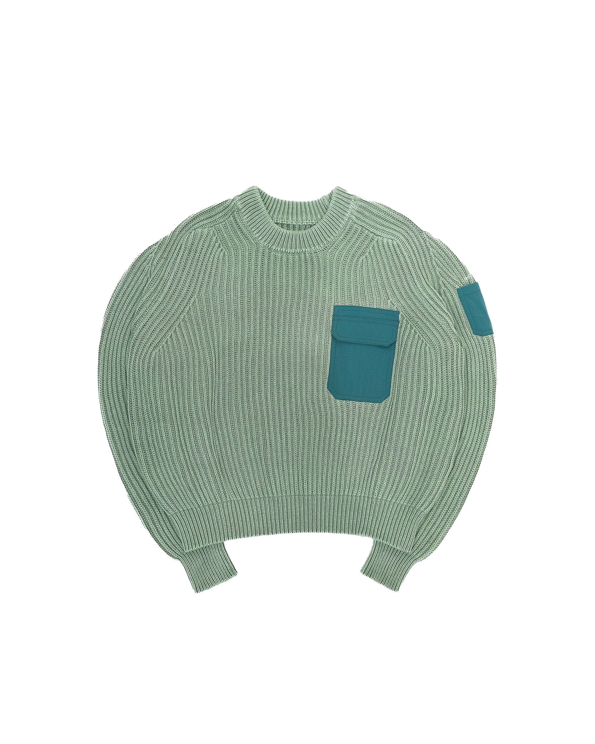Outpost Knit Crewneck - Sage Green