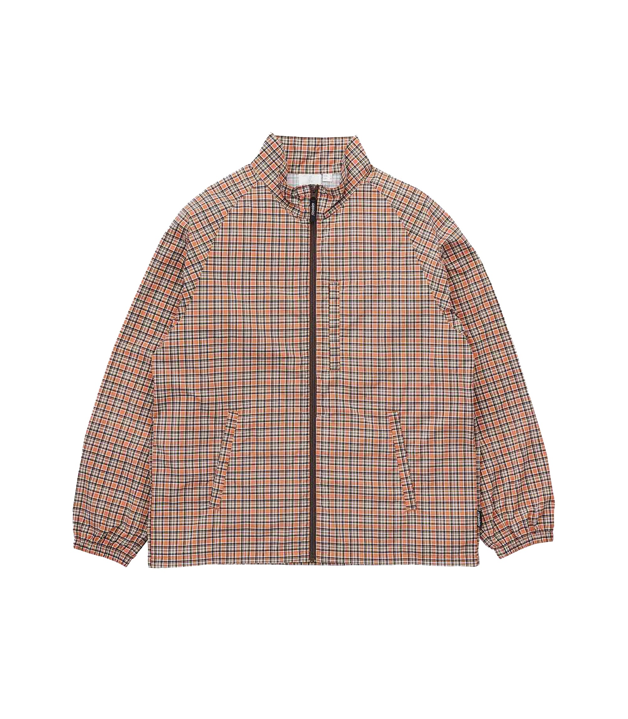 Checkered Shell Jacket - Brick Check