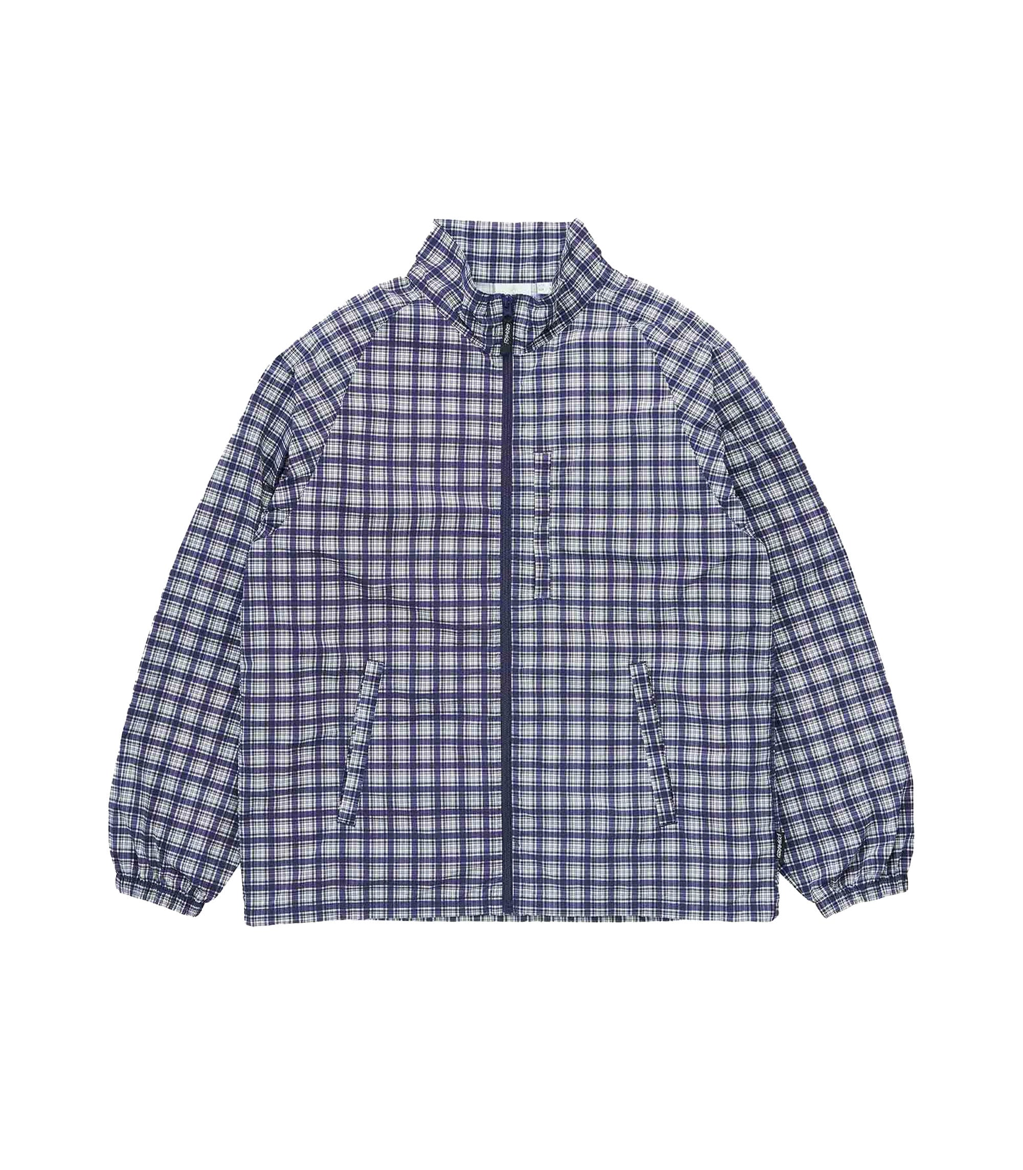 Checkered Shell Jacket - Navy Check
