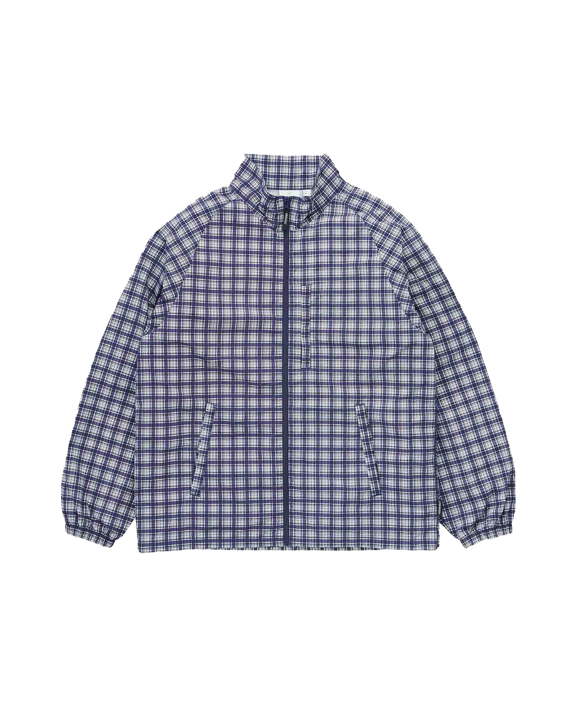 Checkered Shell Jacket - Navy Check