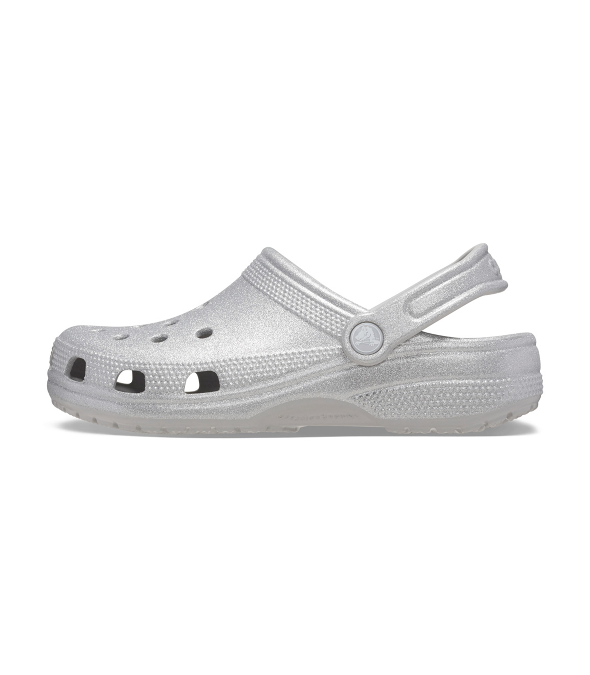 Classic Clog - Silver Glitter