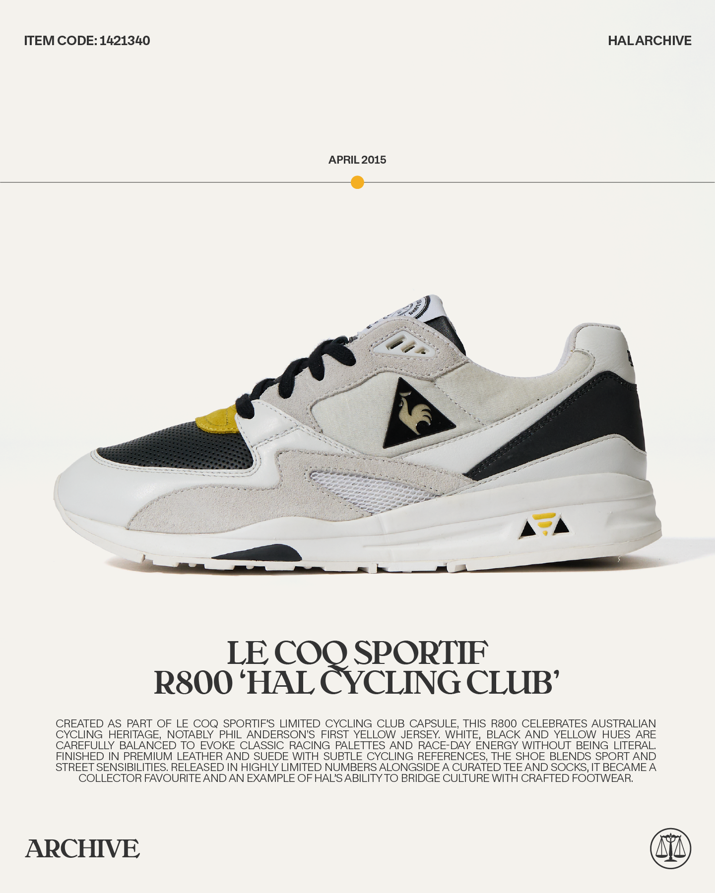 Le Coq Sportif R800 - Cycling Club