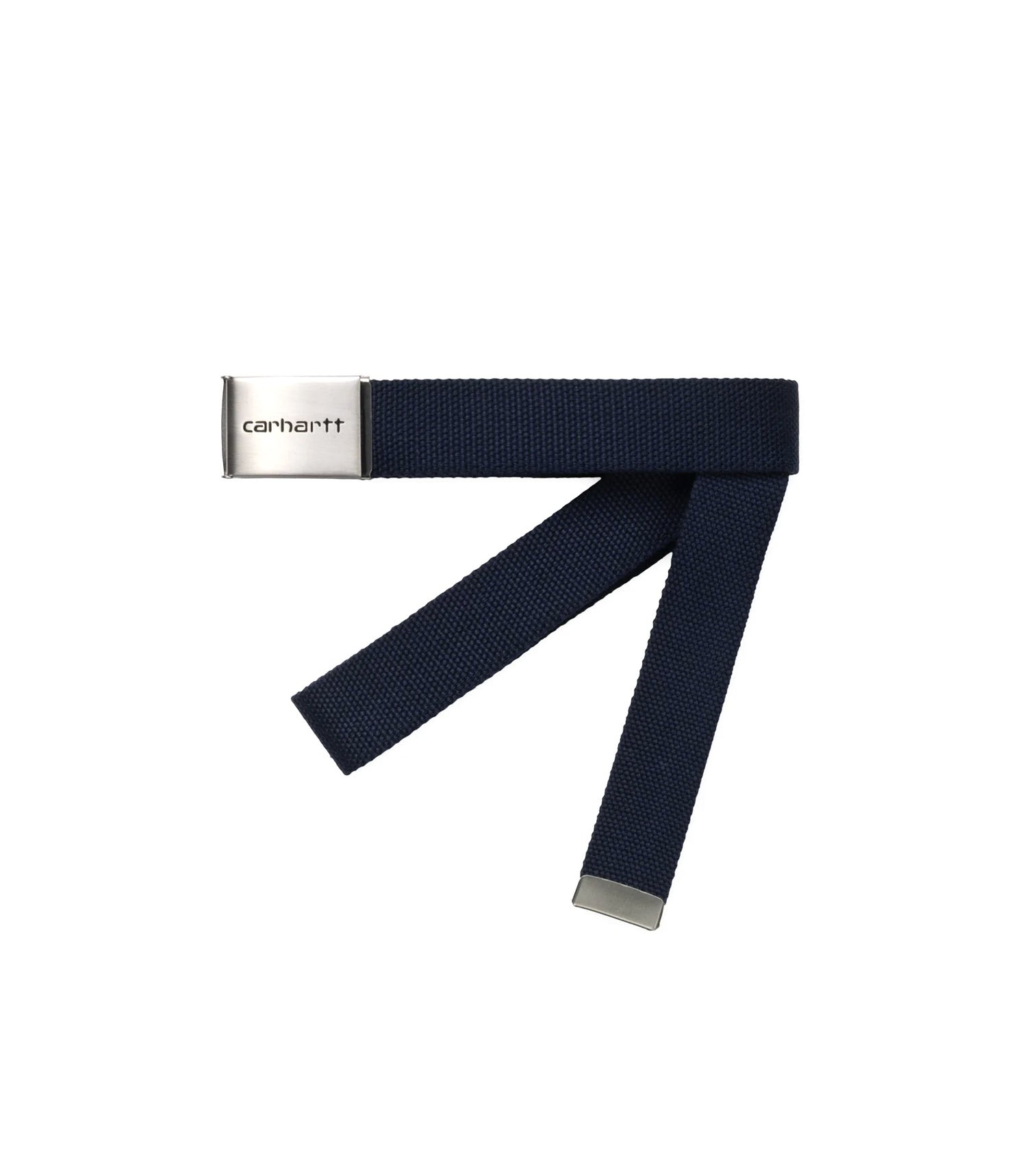 Chrome Clip Belt - Dark Navy