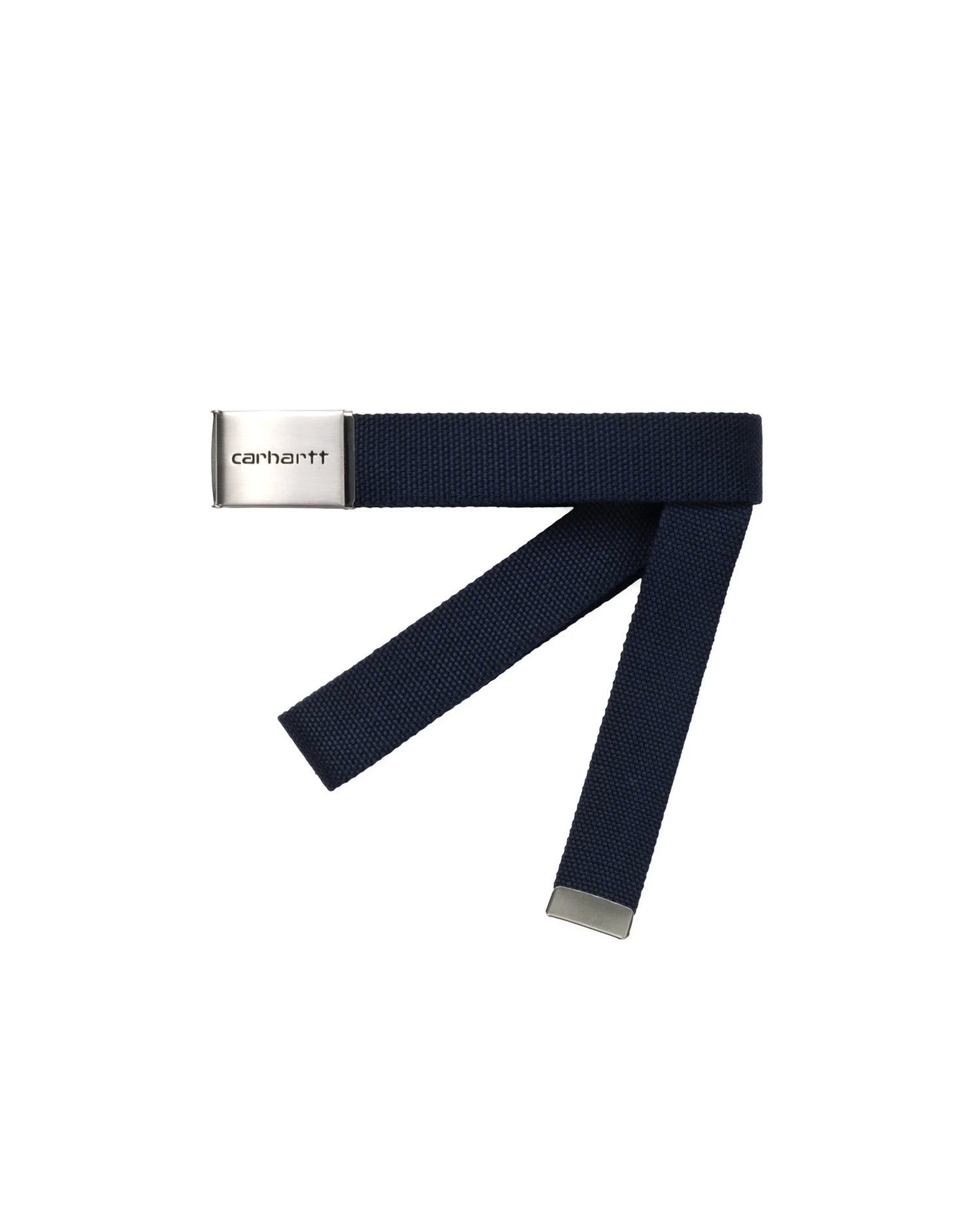 Chrome Clip Belt - Dark Navy