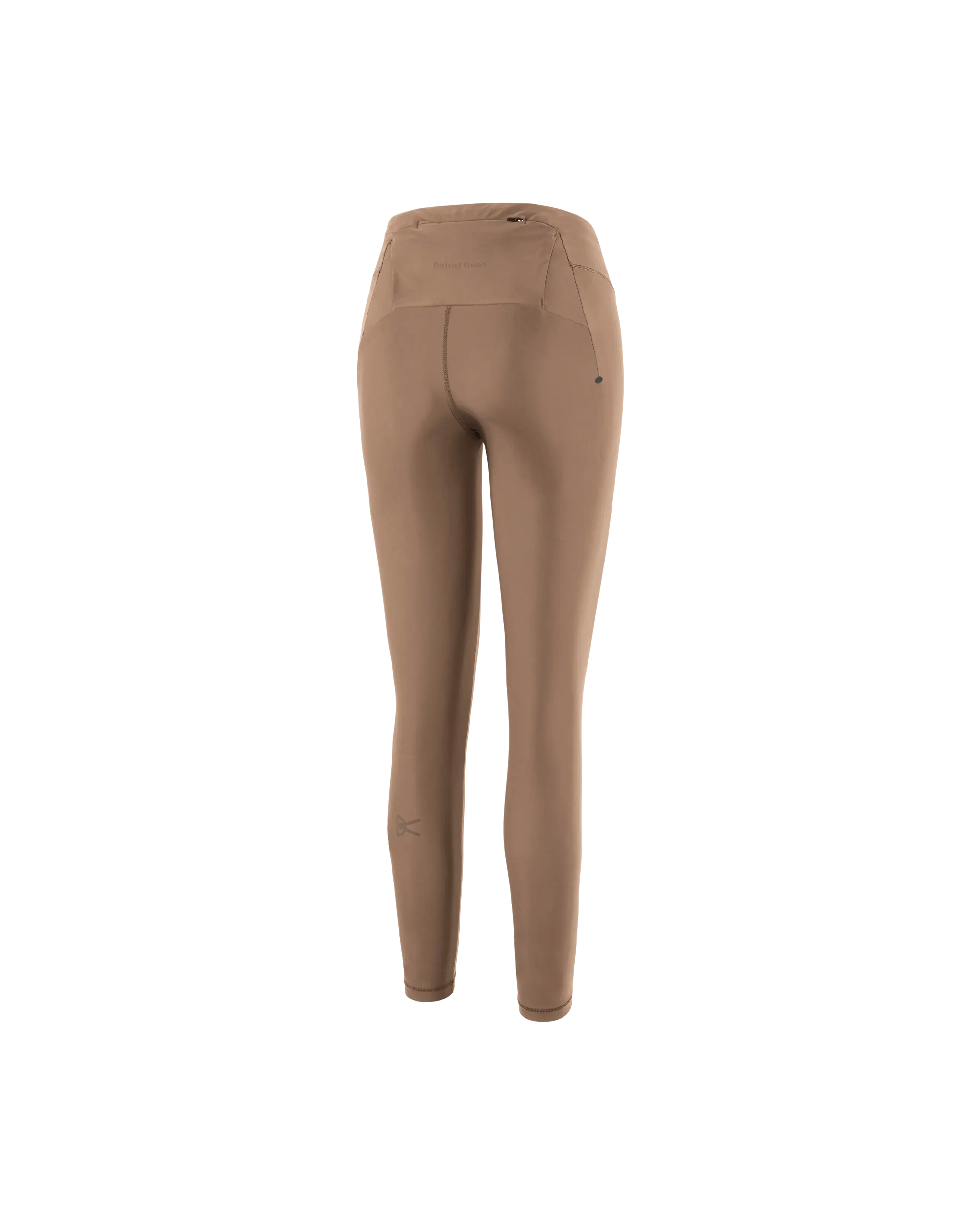 Womens Recycled Pocketed Full Length Tights - Silt