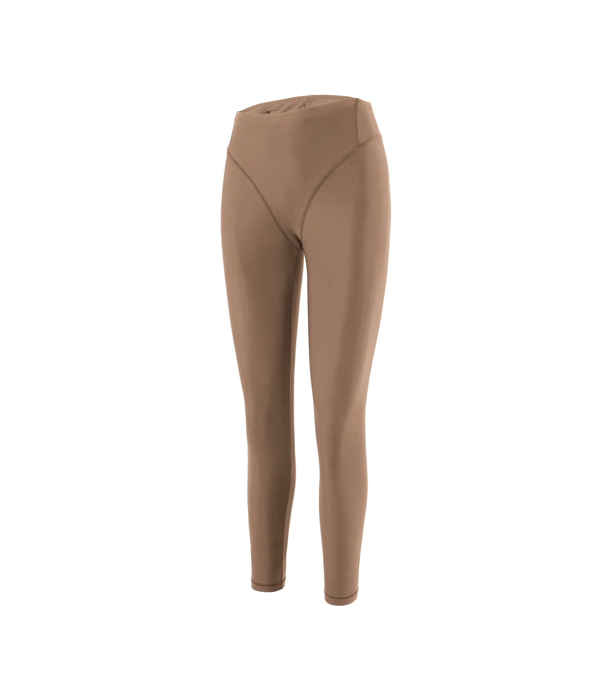 Womens Recycled Pocketed Full Length Tights - Silt