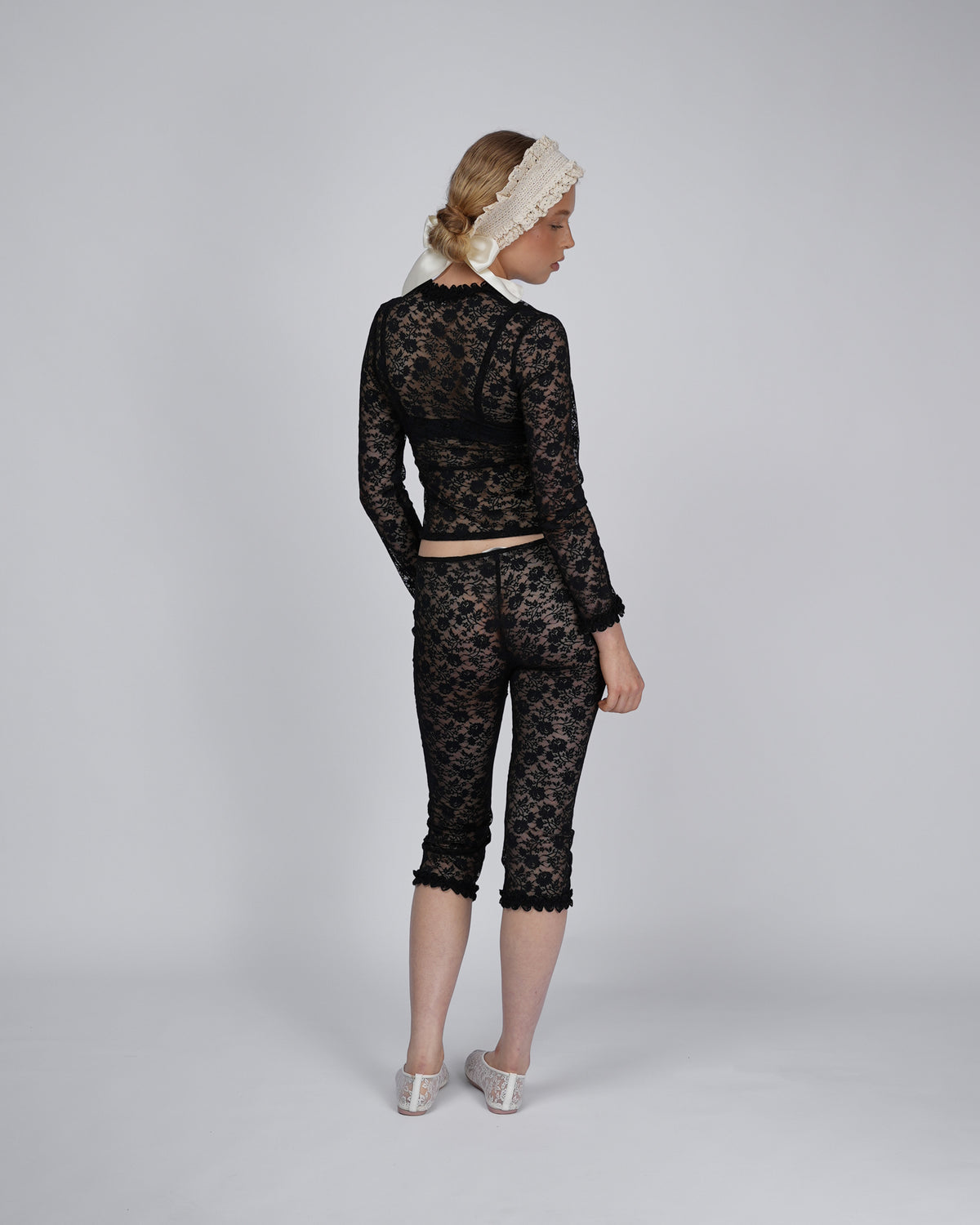 Lace Poem Capri - Black
