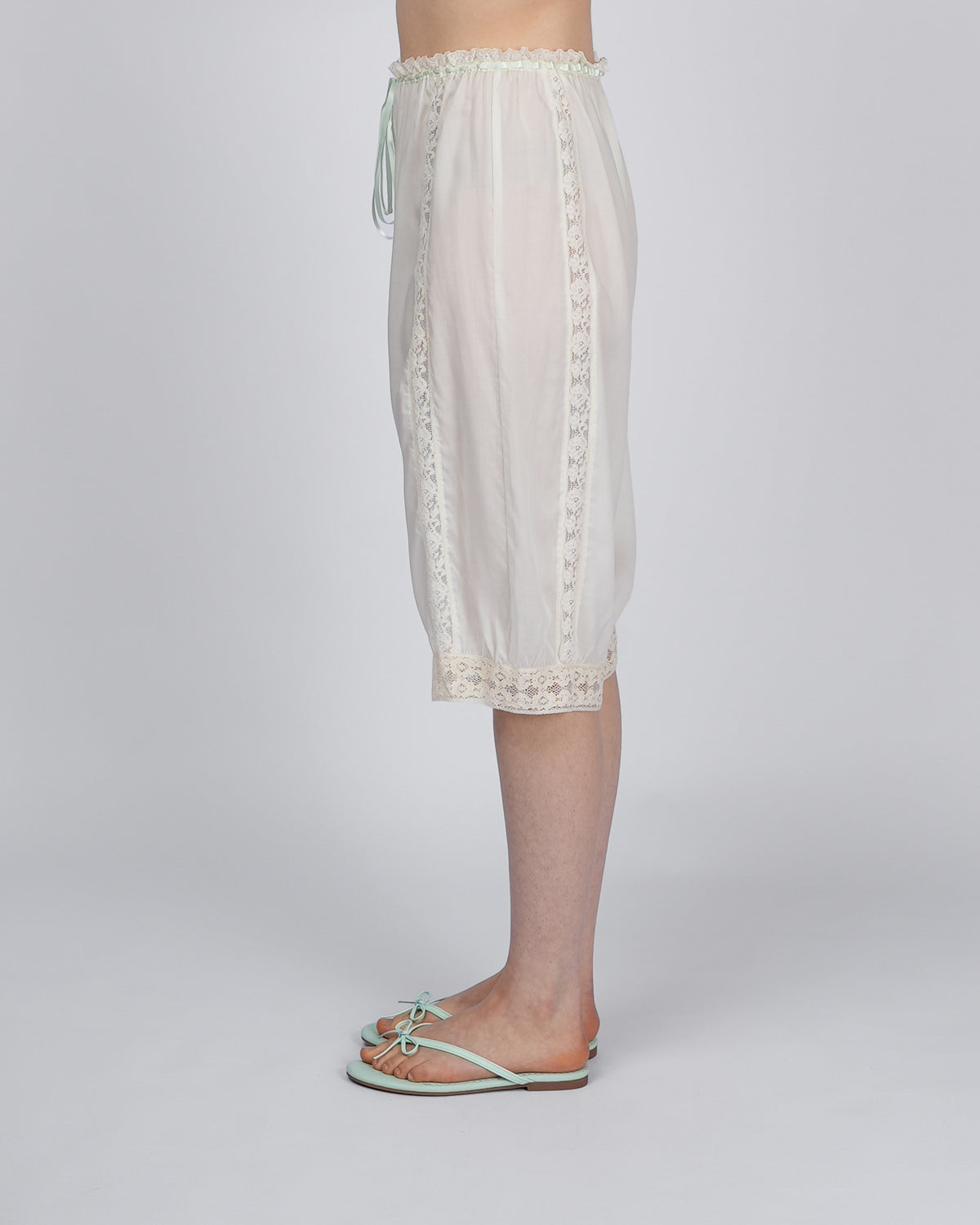 Aurelie Bloom Pants - Vintage White