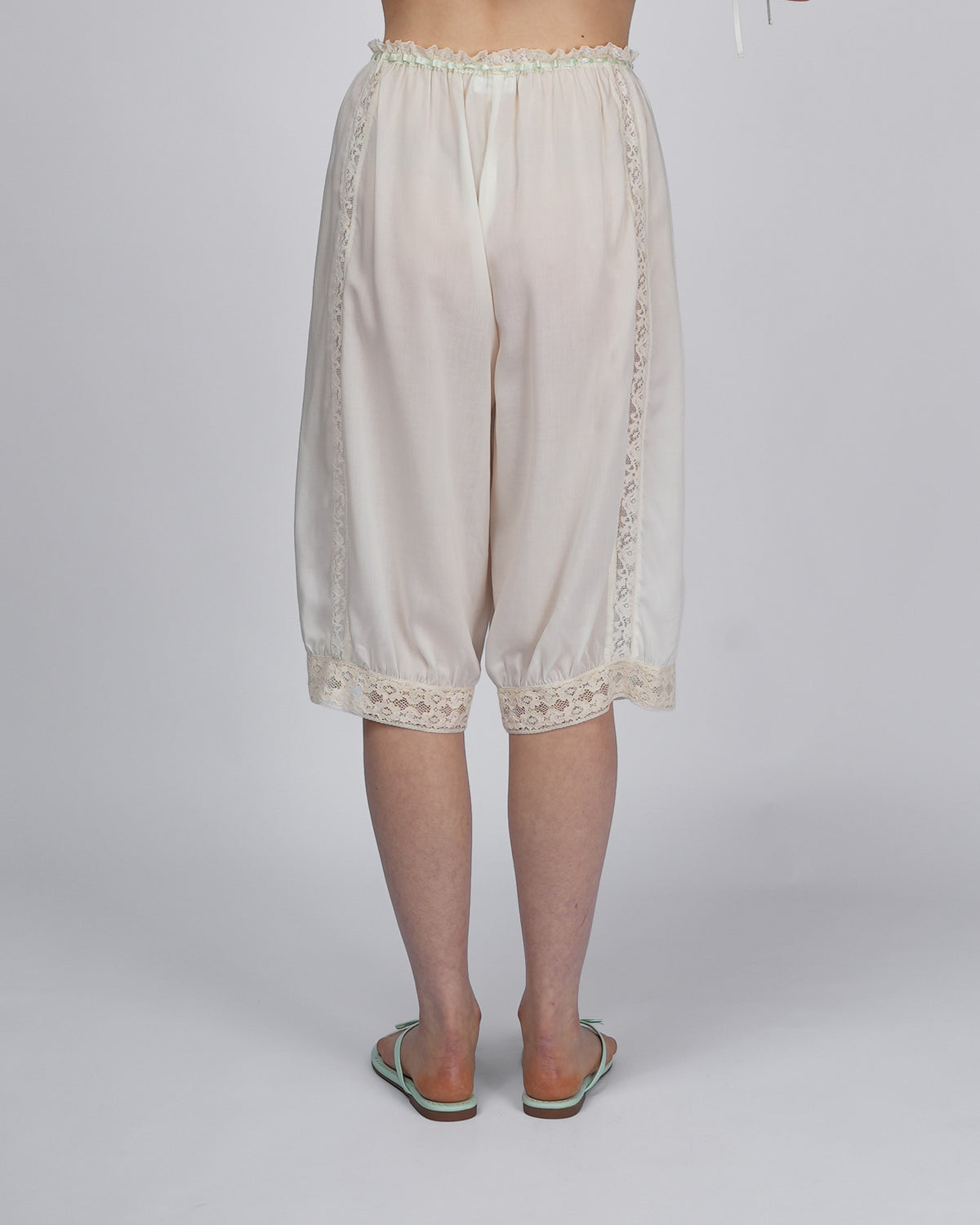 Aurelie Bloom Pants - Vintage White