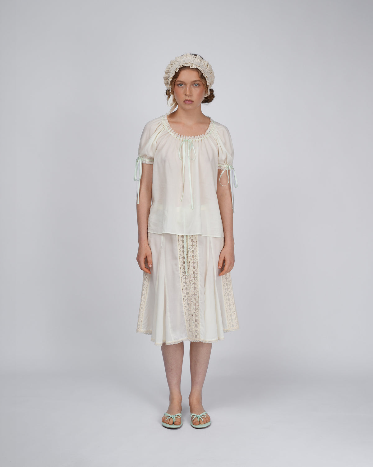 Aurelie Skirt - Vintage White