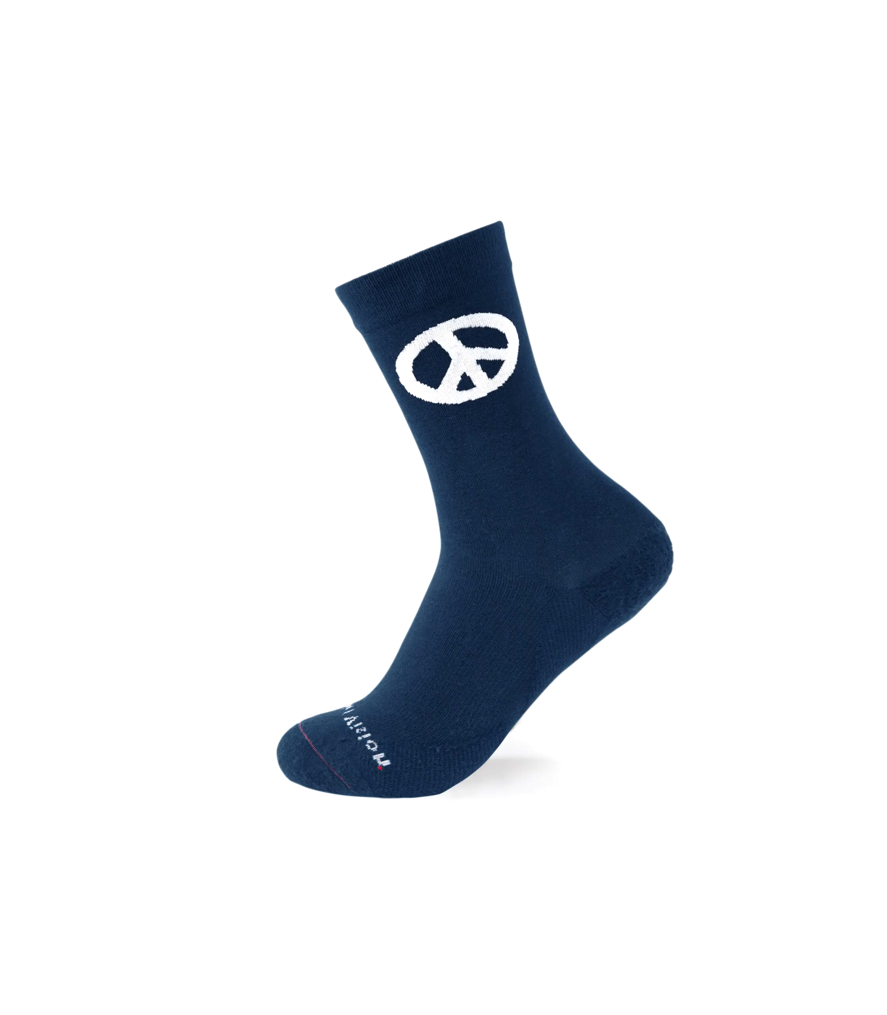 Performance Cordura® Crew Socks - Navy / White