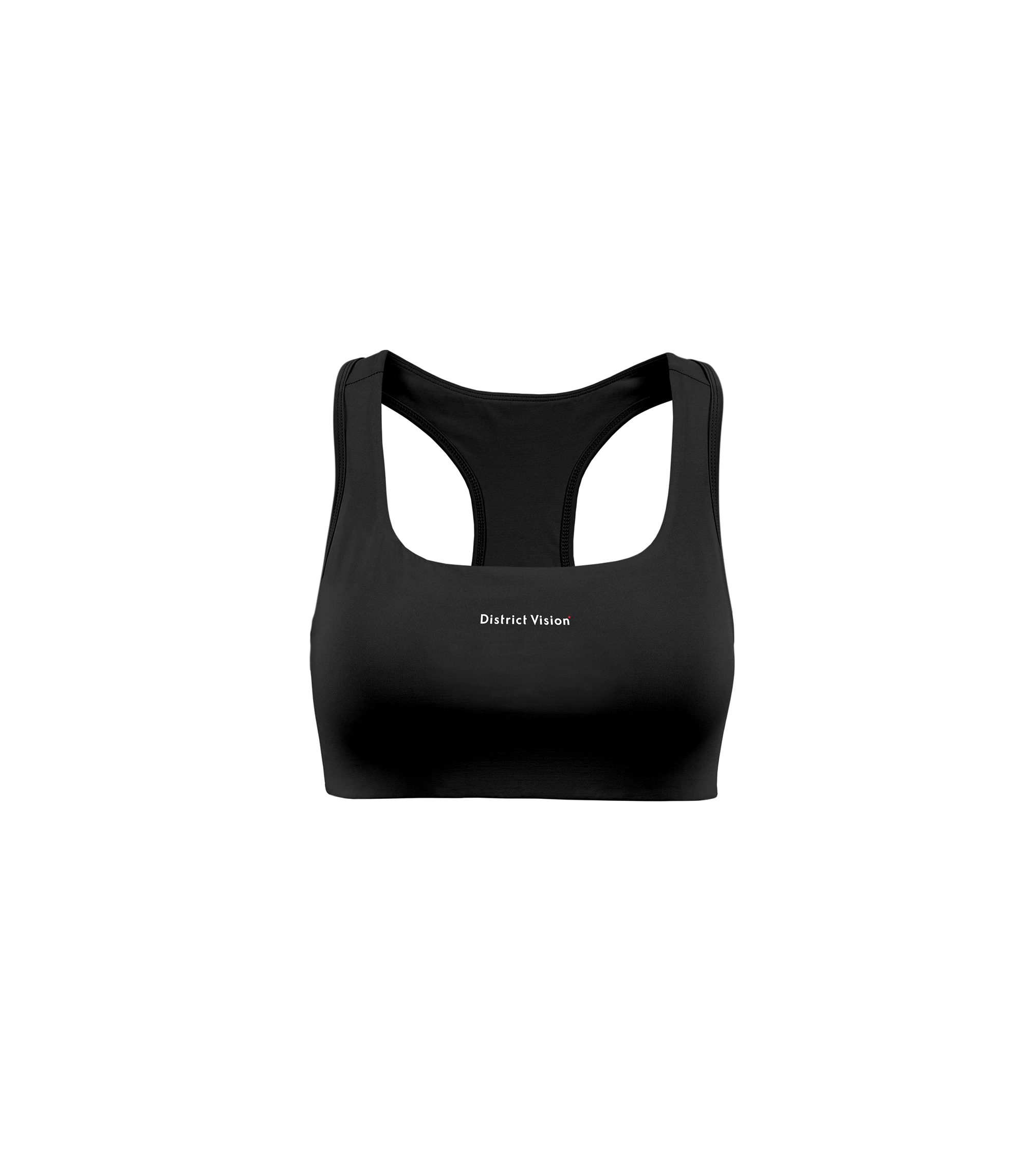 Twin Layer Recycled Medium Support Bra - Black