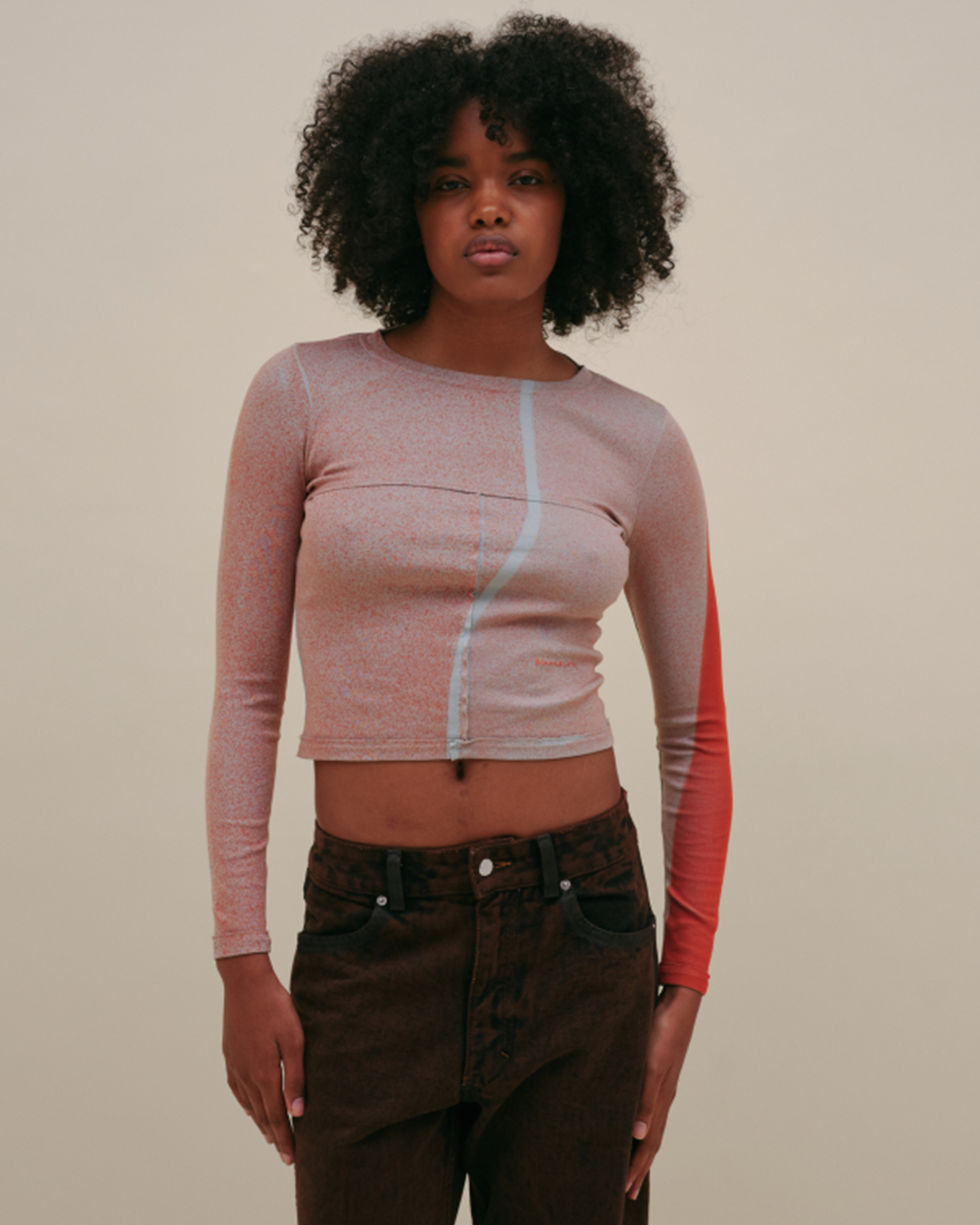 Lapped Baby Crewneck - Ember