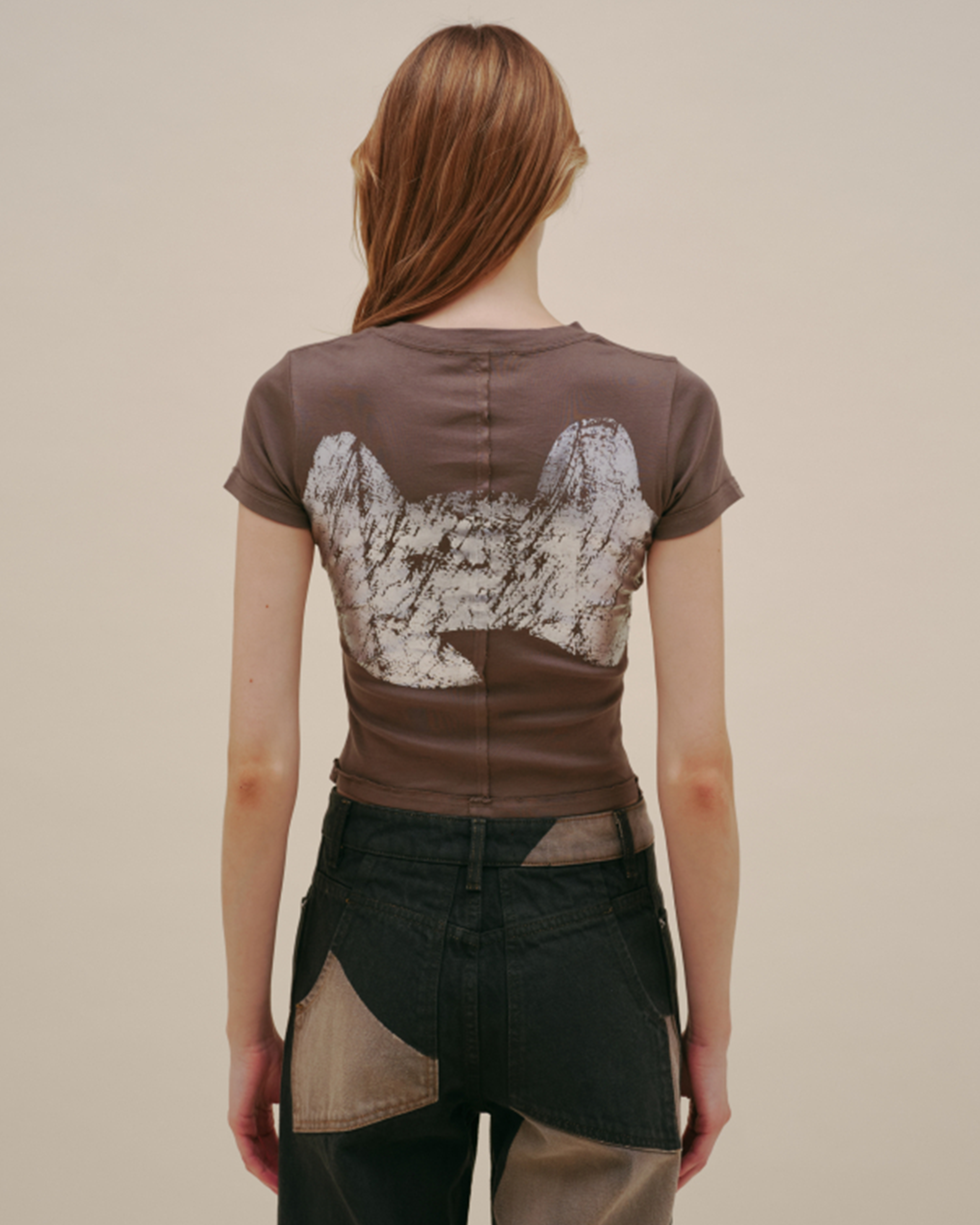 Lapped Baby Tee - Reflector