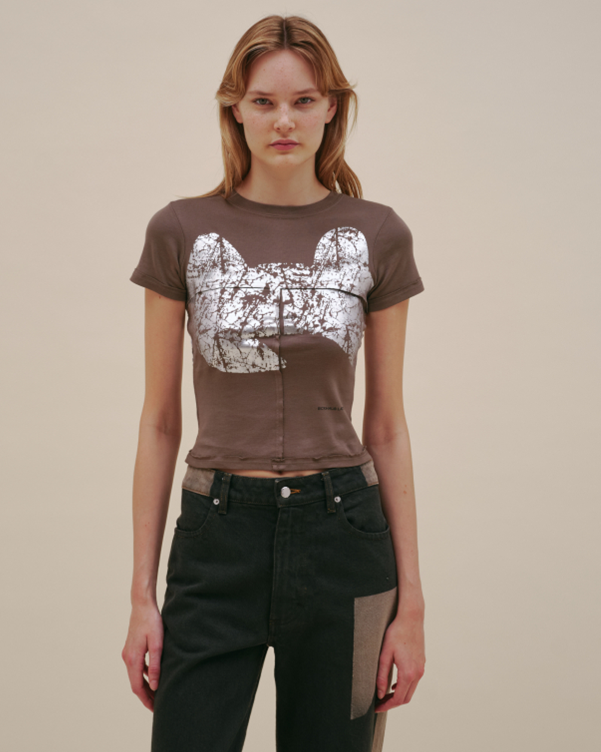 Lapped Baby Tee - Reflector