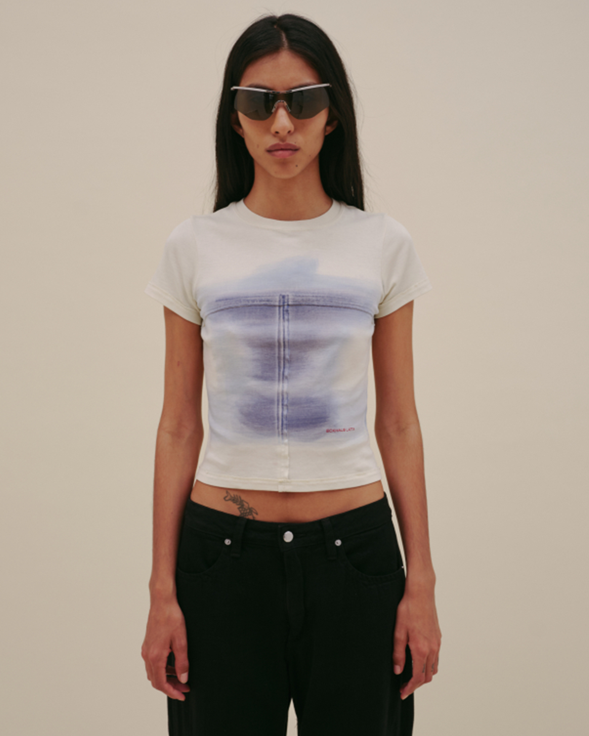 Lapped Baby Tee - Oasis