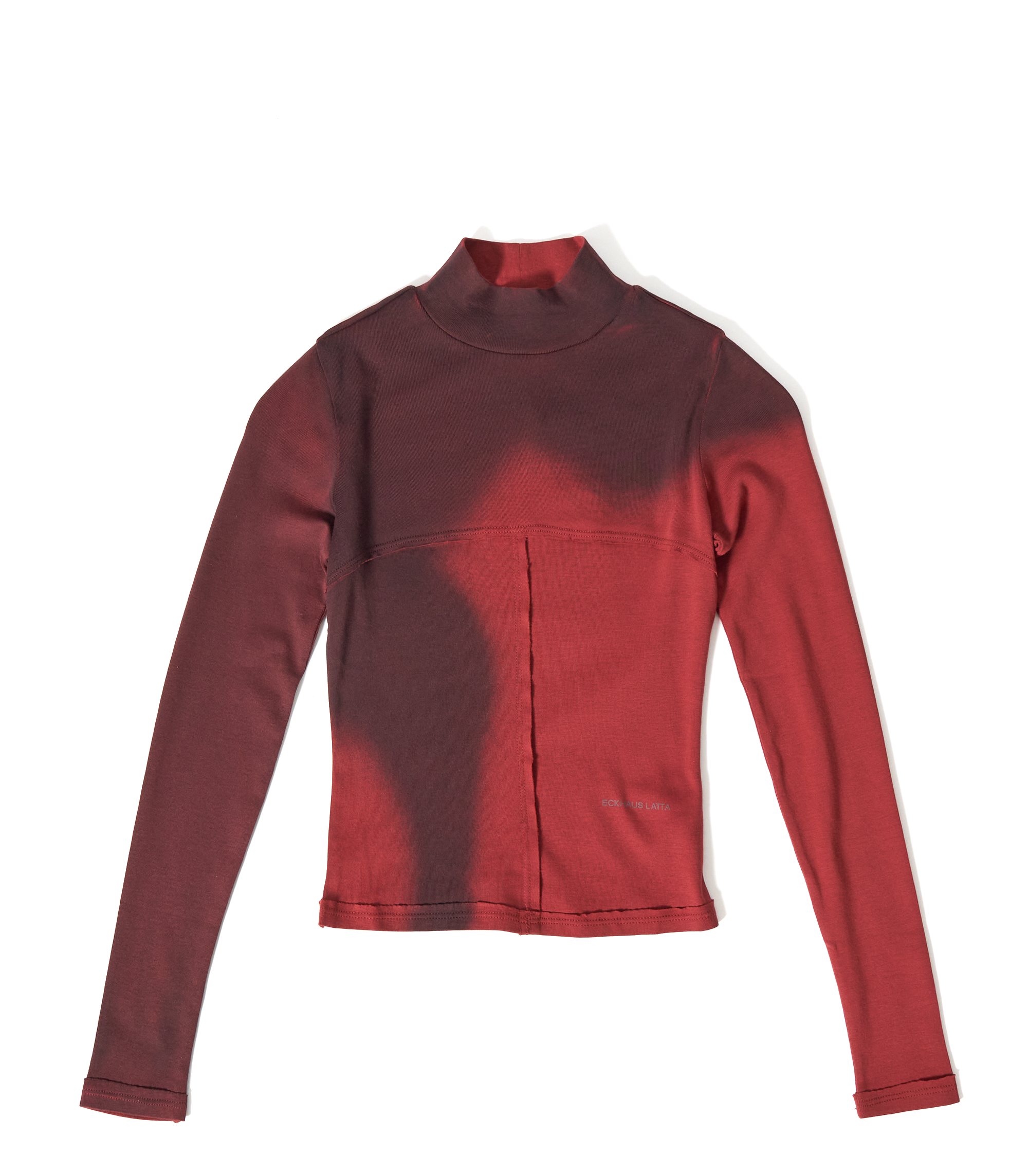 Lapped Baby Turtleneck - Maroon Blur