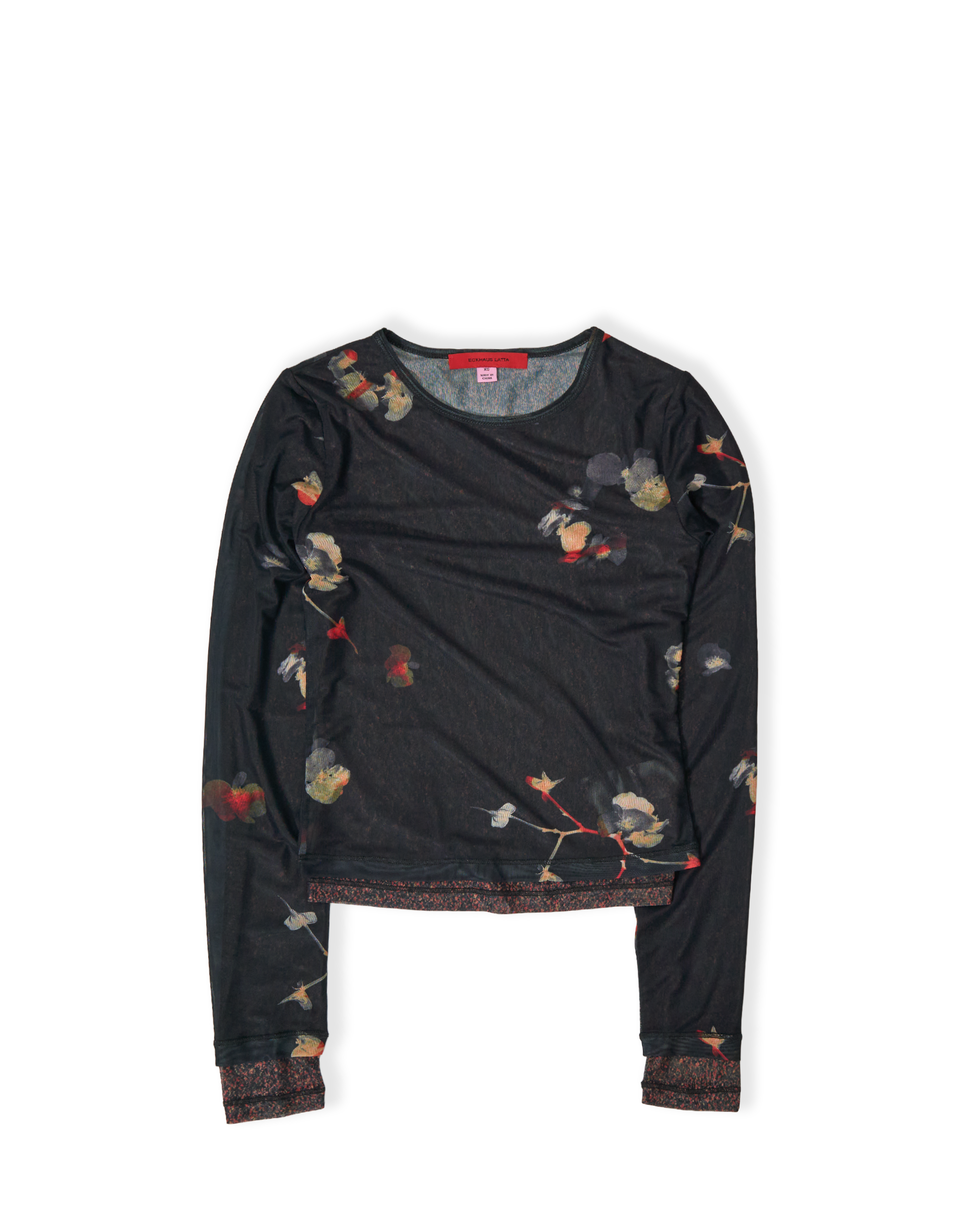 Duet Top - Black Pansy