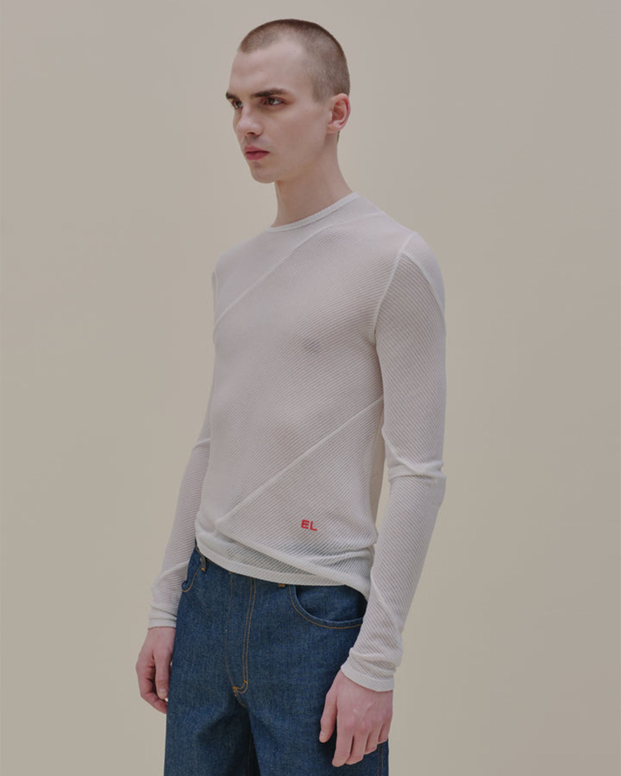 Spiral Long Sleeve - Powder