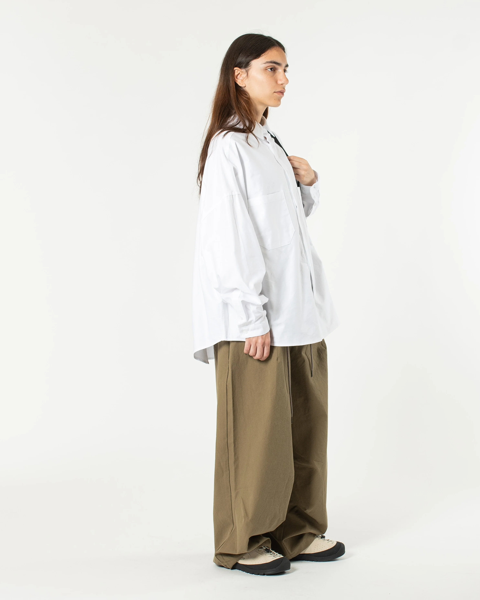 Dart Oxford Shirt - White