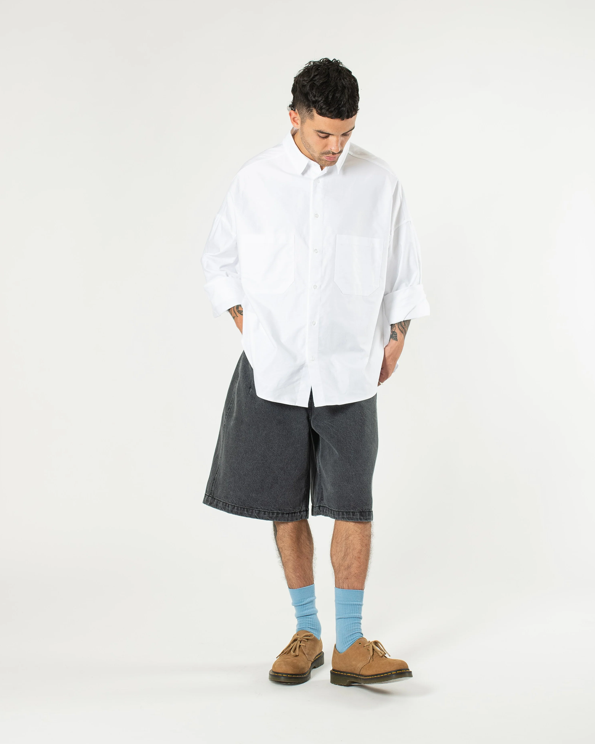 Dart Oxford Shirt - White