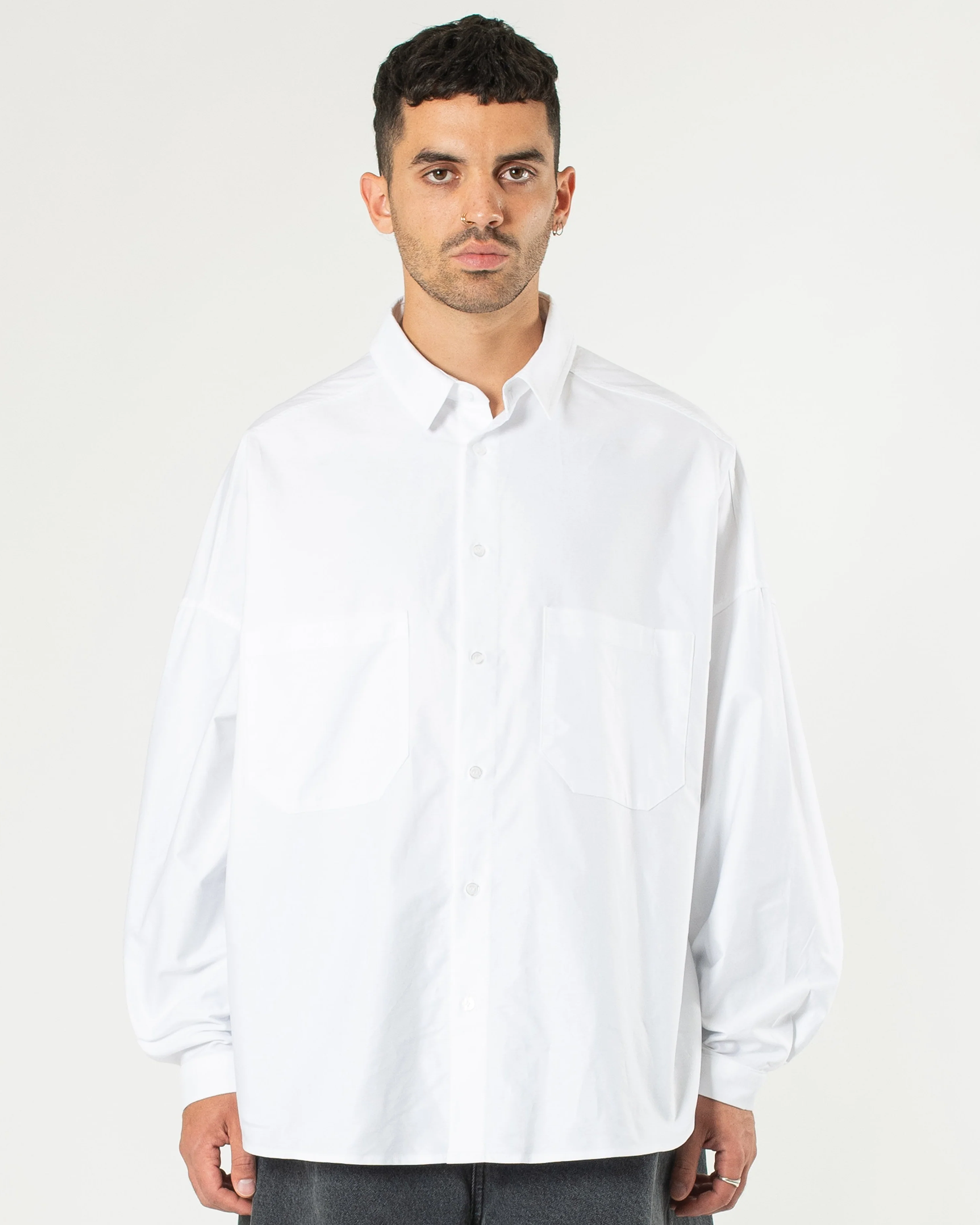 Dart Oxford Shirt - White