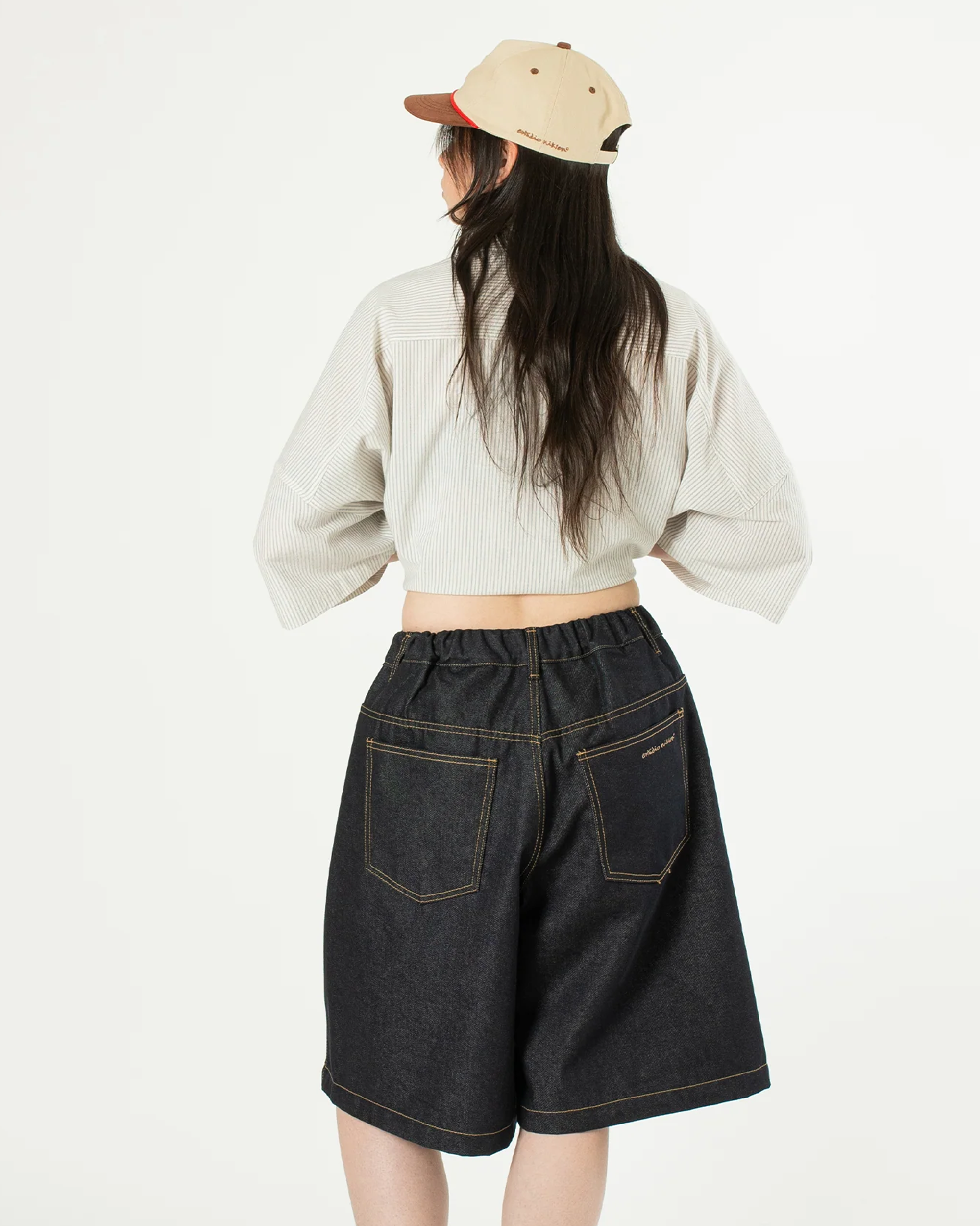 Raw Denim In-Stitch Shorts - Indigo