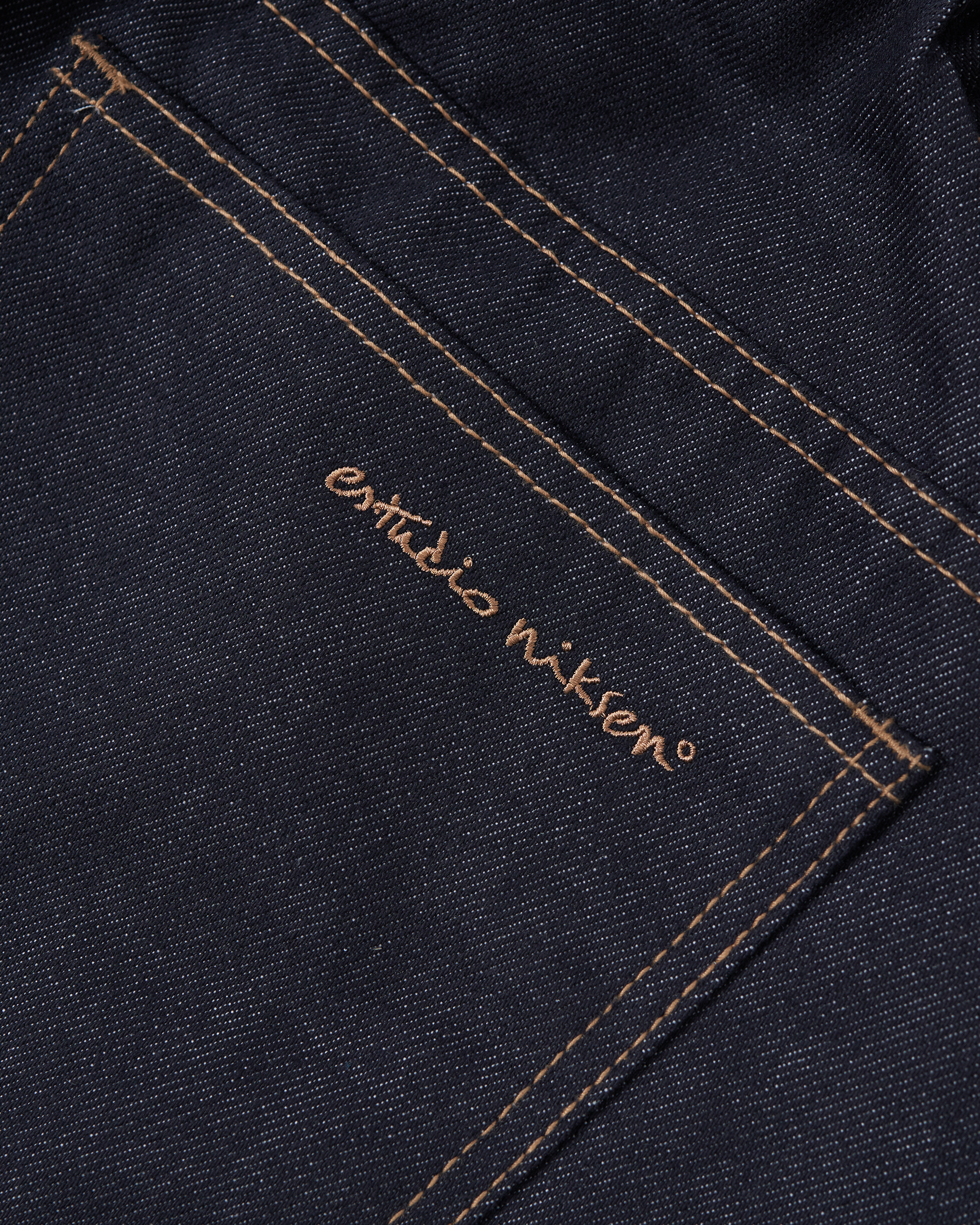 Raw Denim In-Stitch Shorts - Indigo