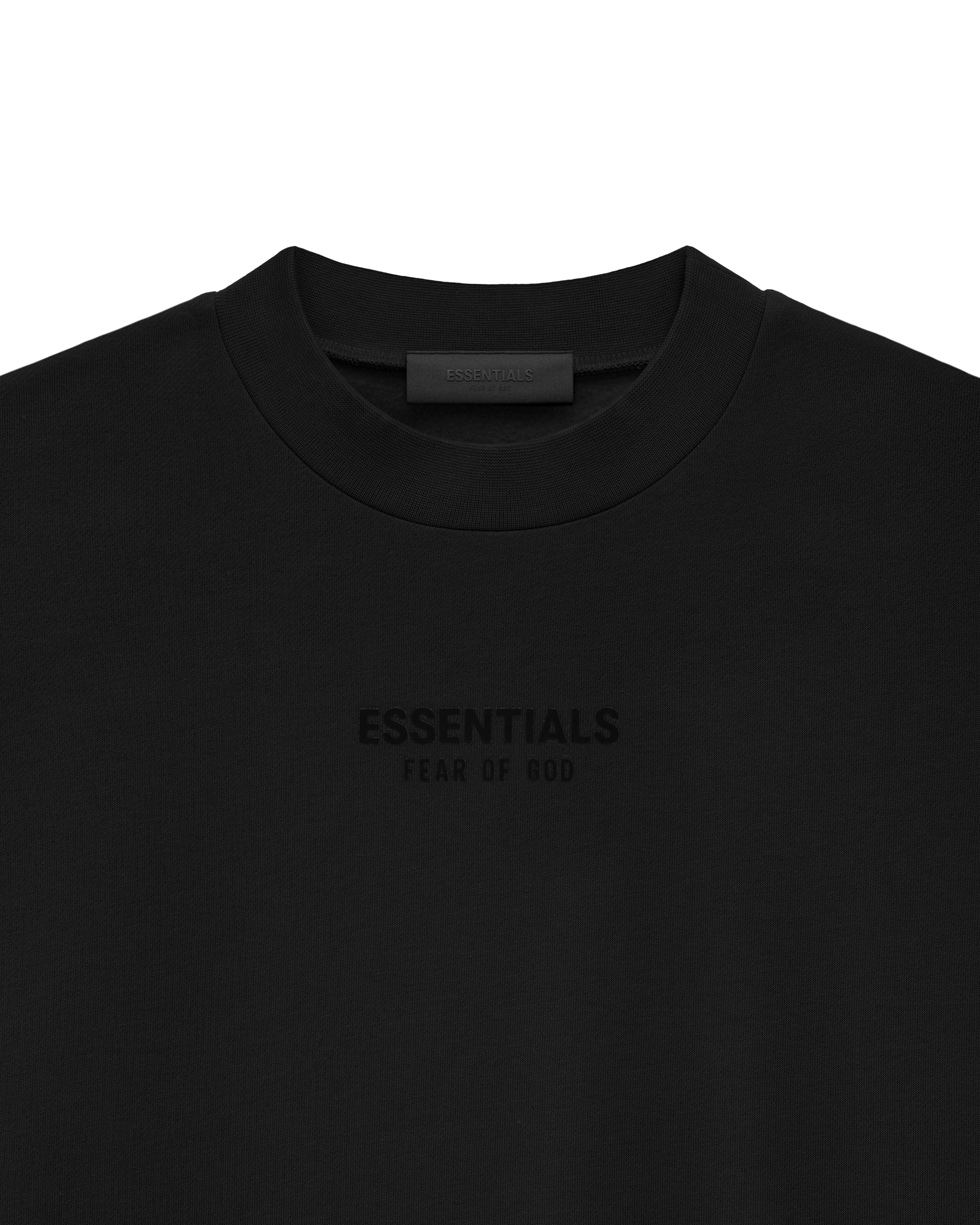 Essentials Crewneck - Jet Black