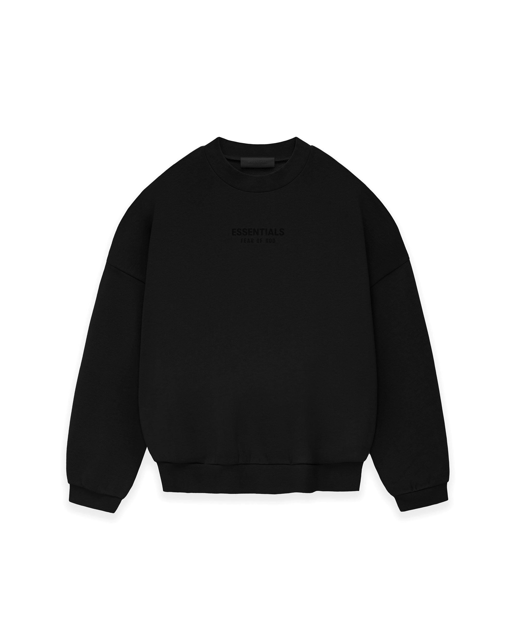 Essentials Crewneck - Jet Black