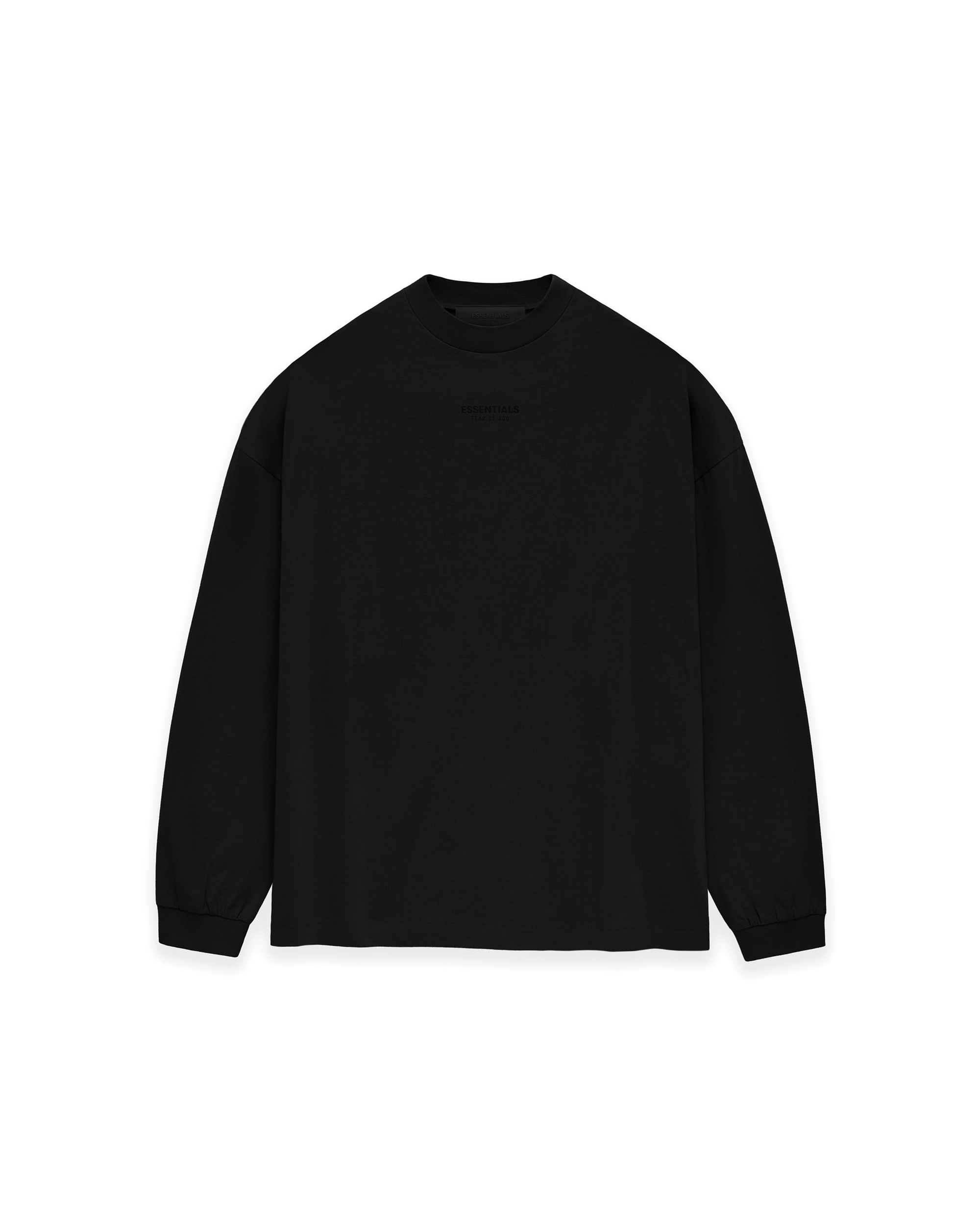 Essentials L/S Tee - Jet Black