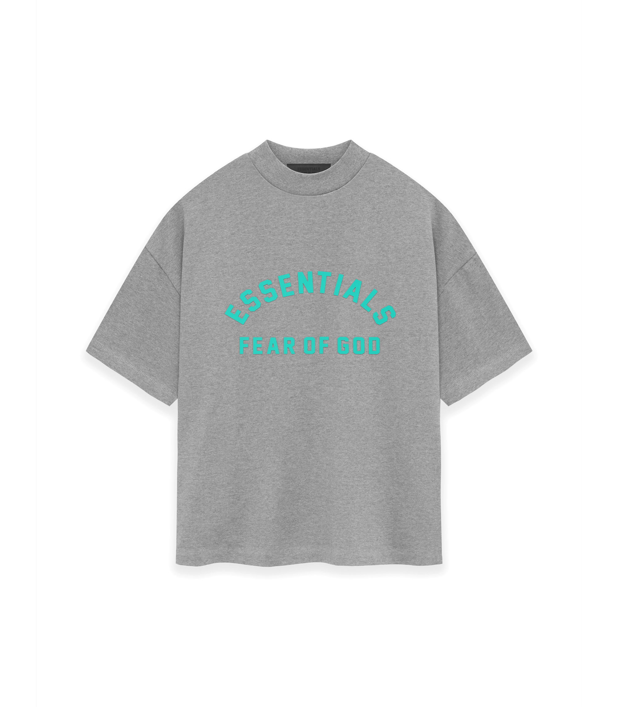Adidas originals high-collar t store shirt - ash heather