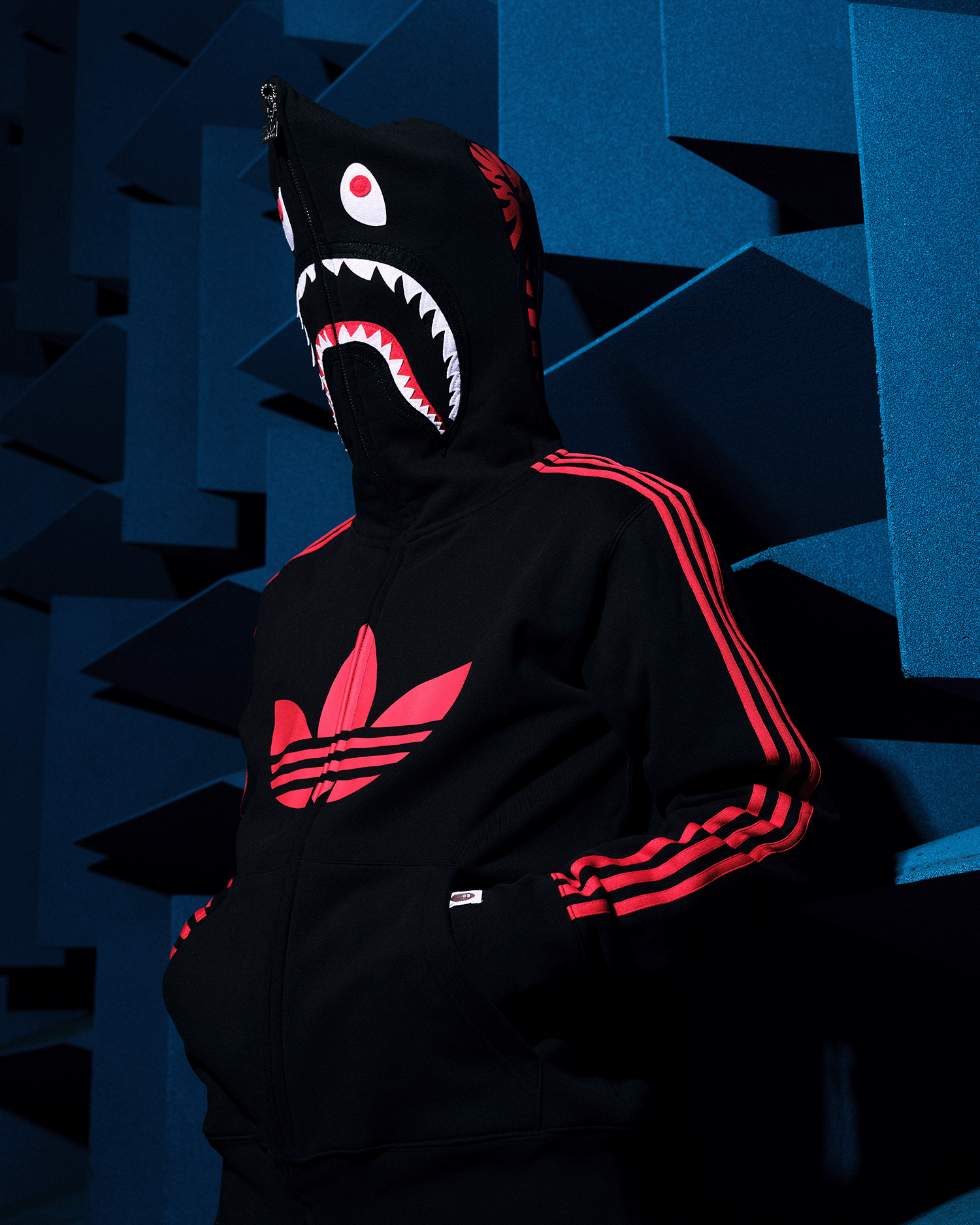 BAPE Shark Full Zip Hoodie - Black