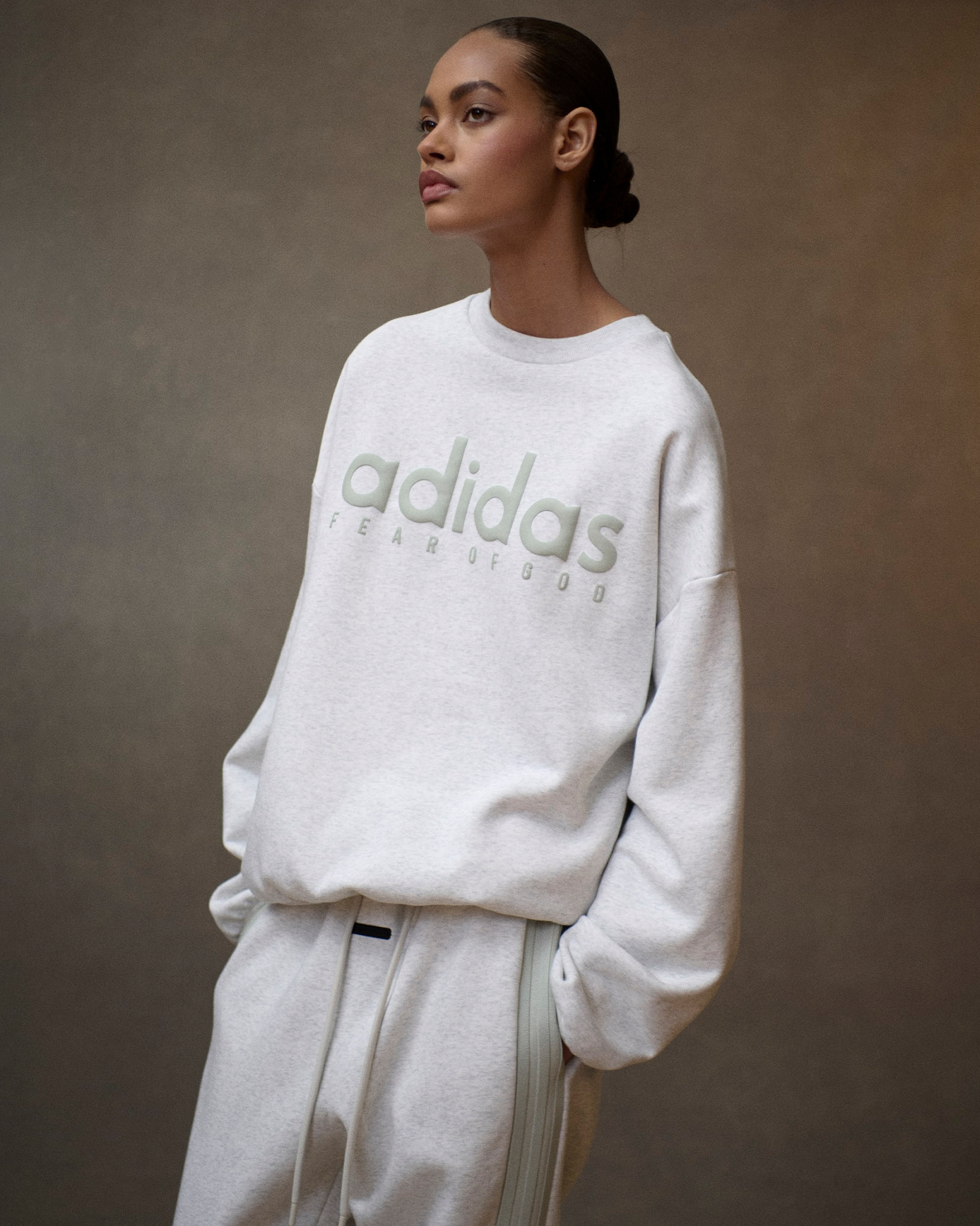 Fear of God Athletics Crewneck - Light Grey Heather