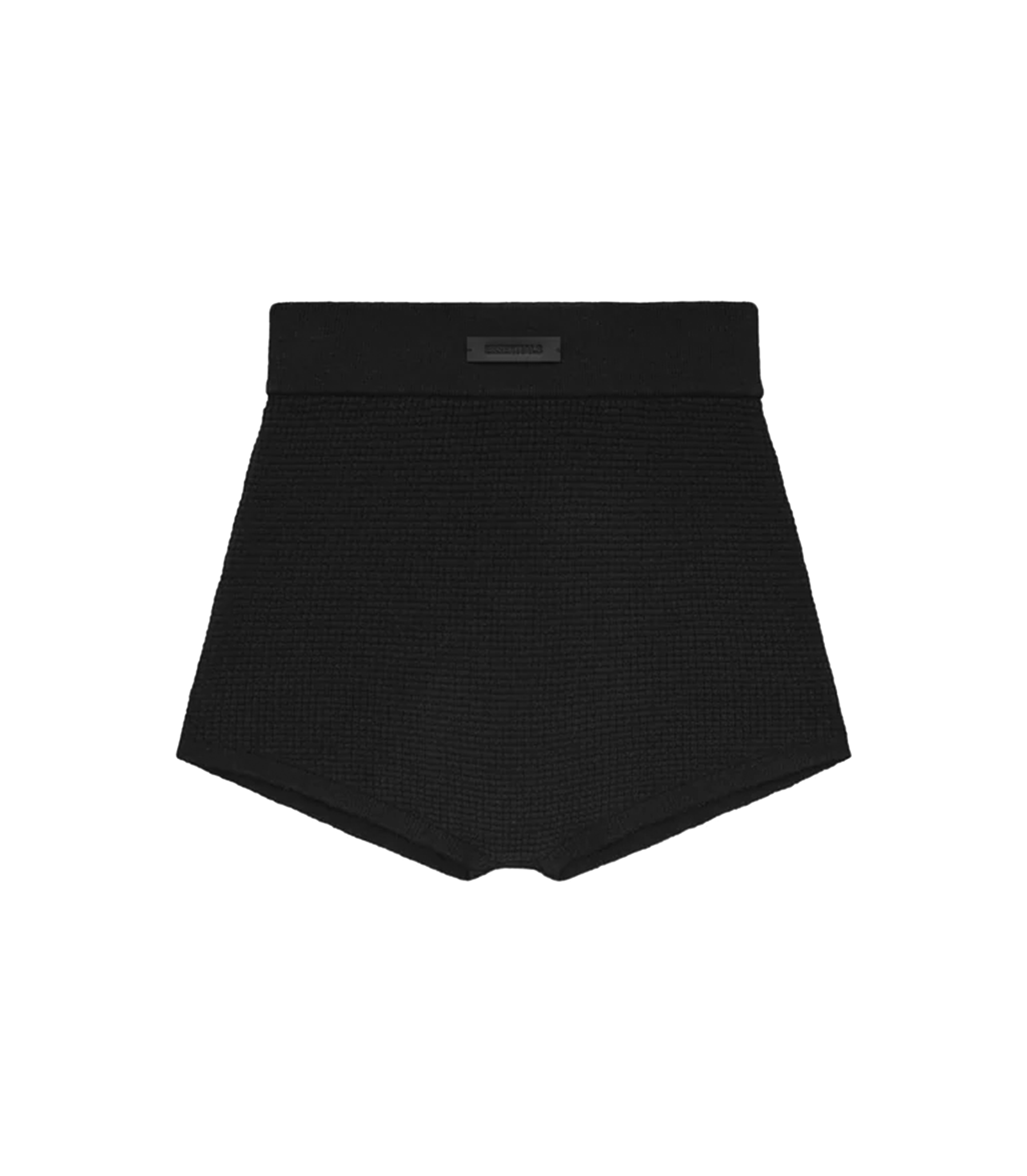 Women's Waffle Boy Short - Black
