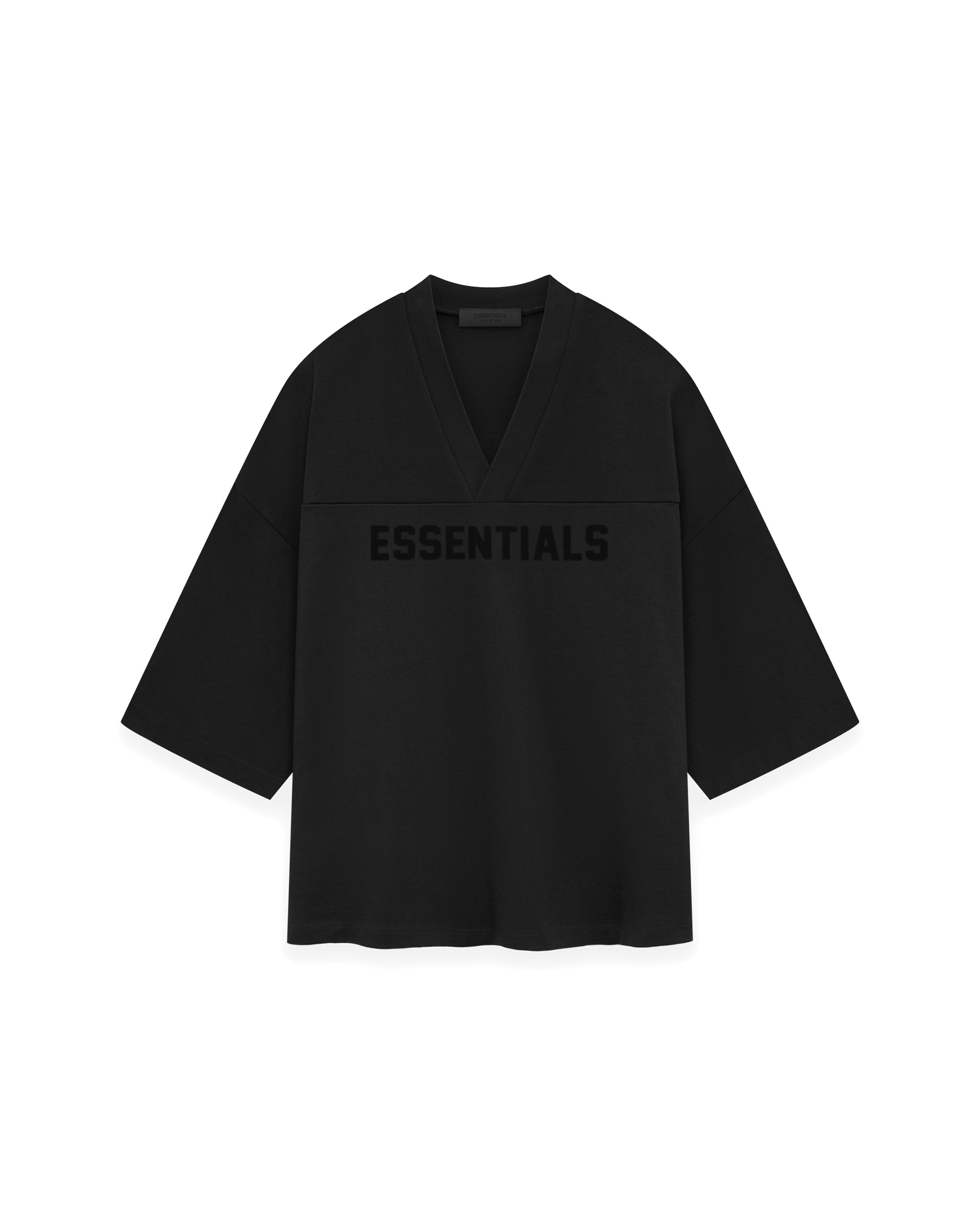 Football T-shirt - Jet Black
