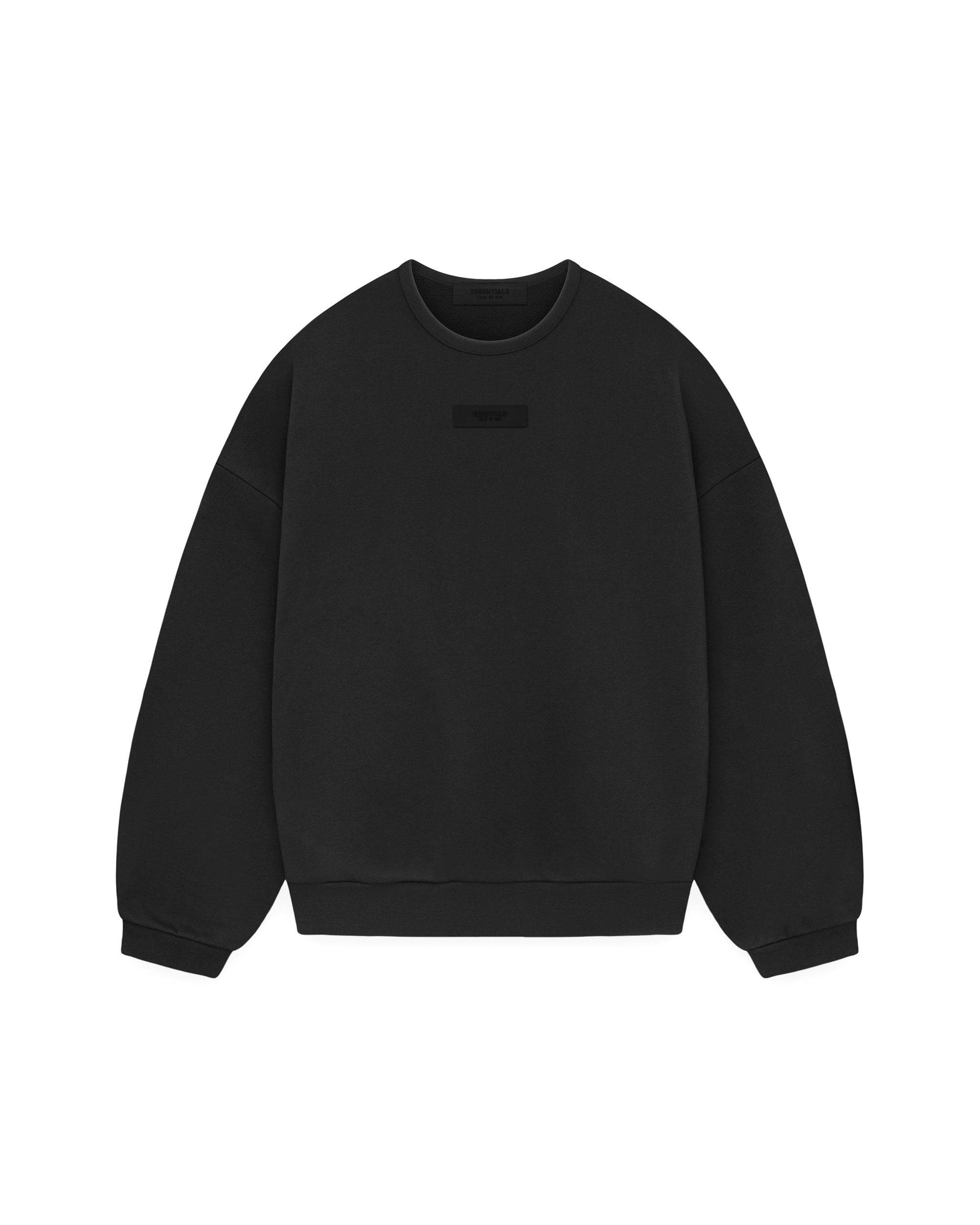 Essentials Crewneck Sweater - Jet Black