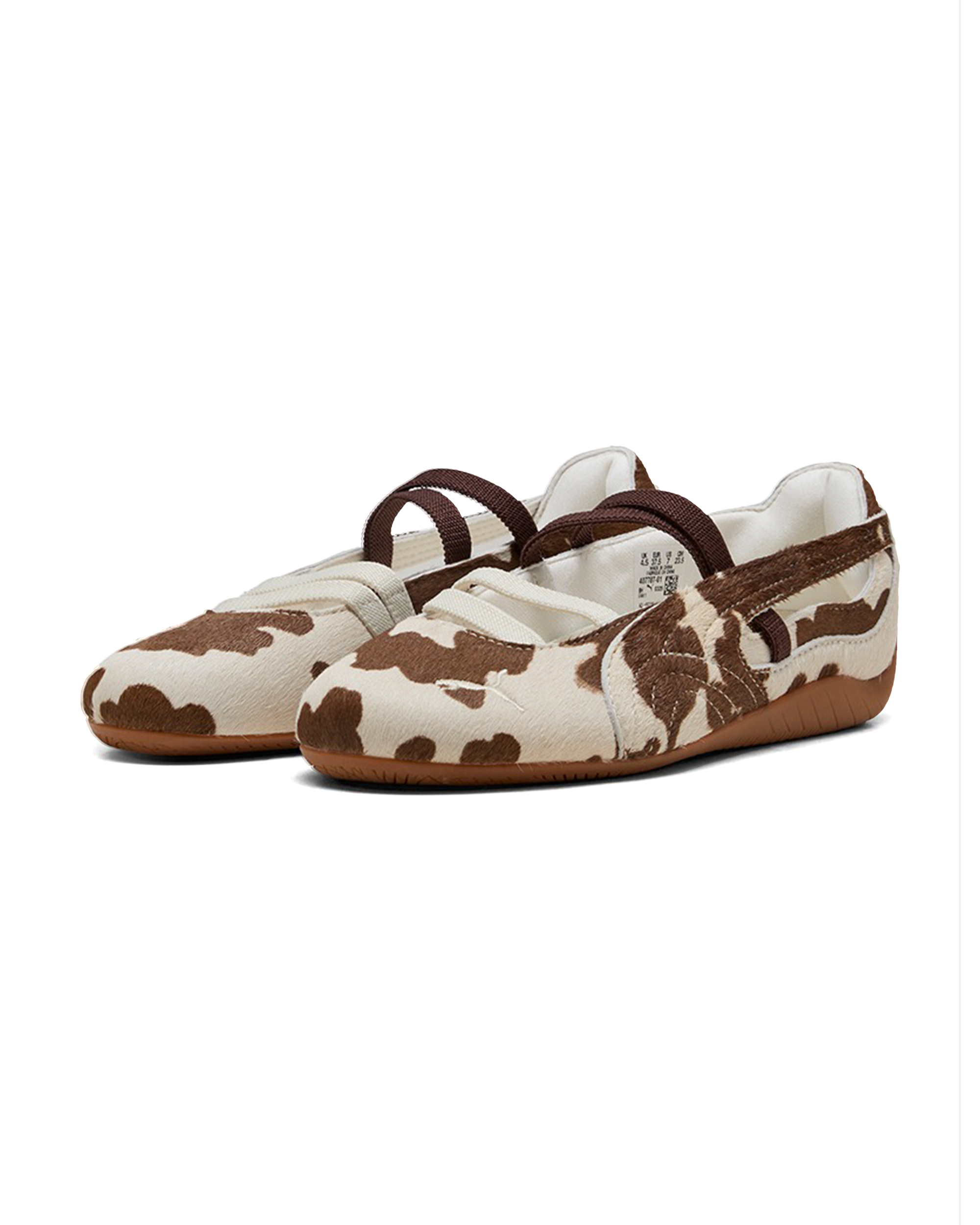 Women's Speedcat Ballet Cow - Chocolate Brown