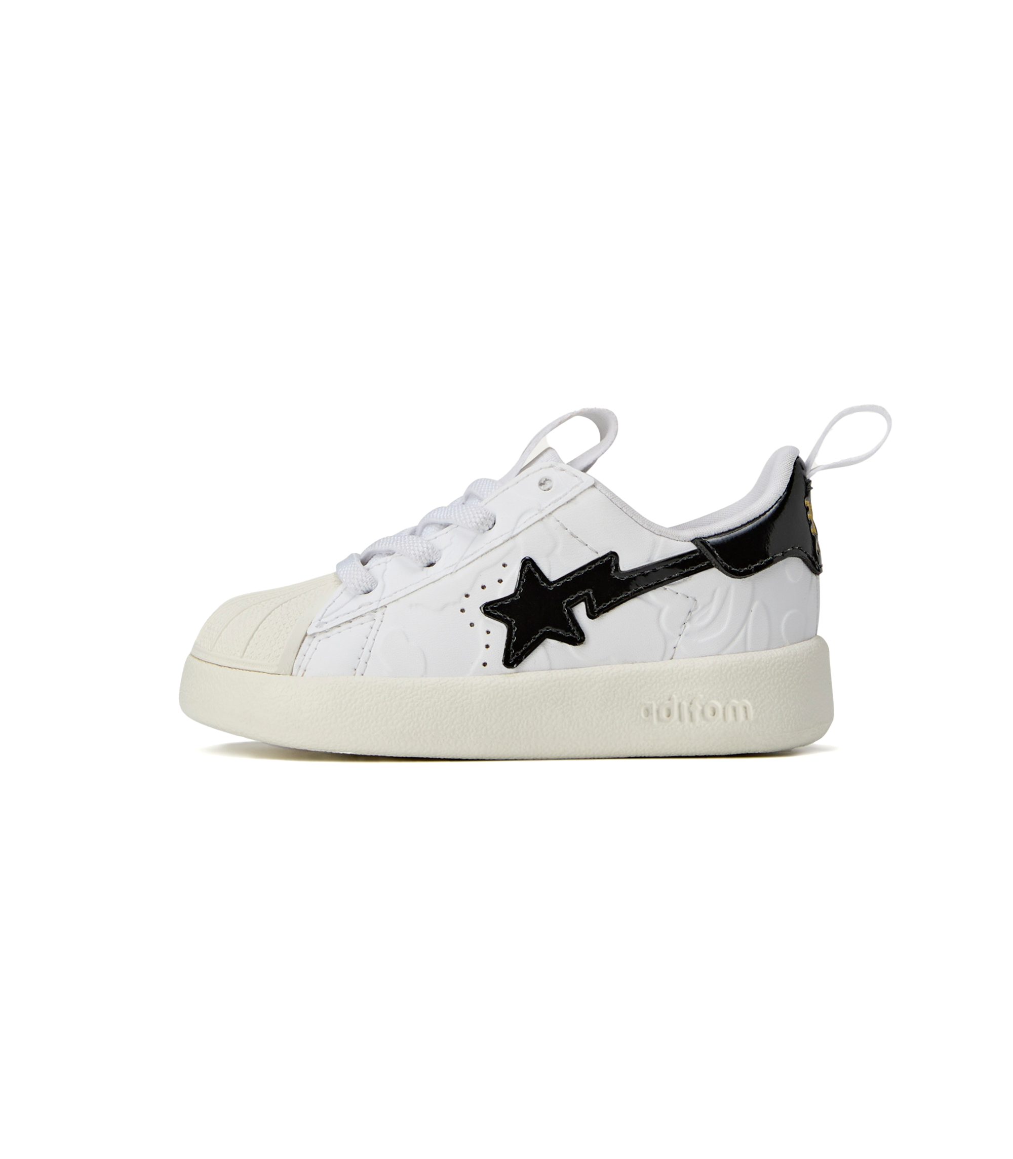 BAPE Adifom Superstar 360 - White / Black / Gold Metallic