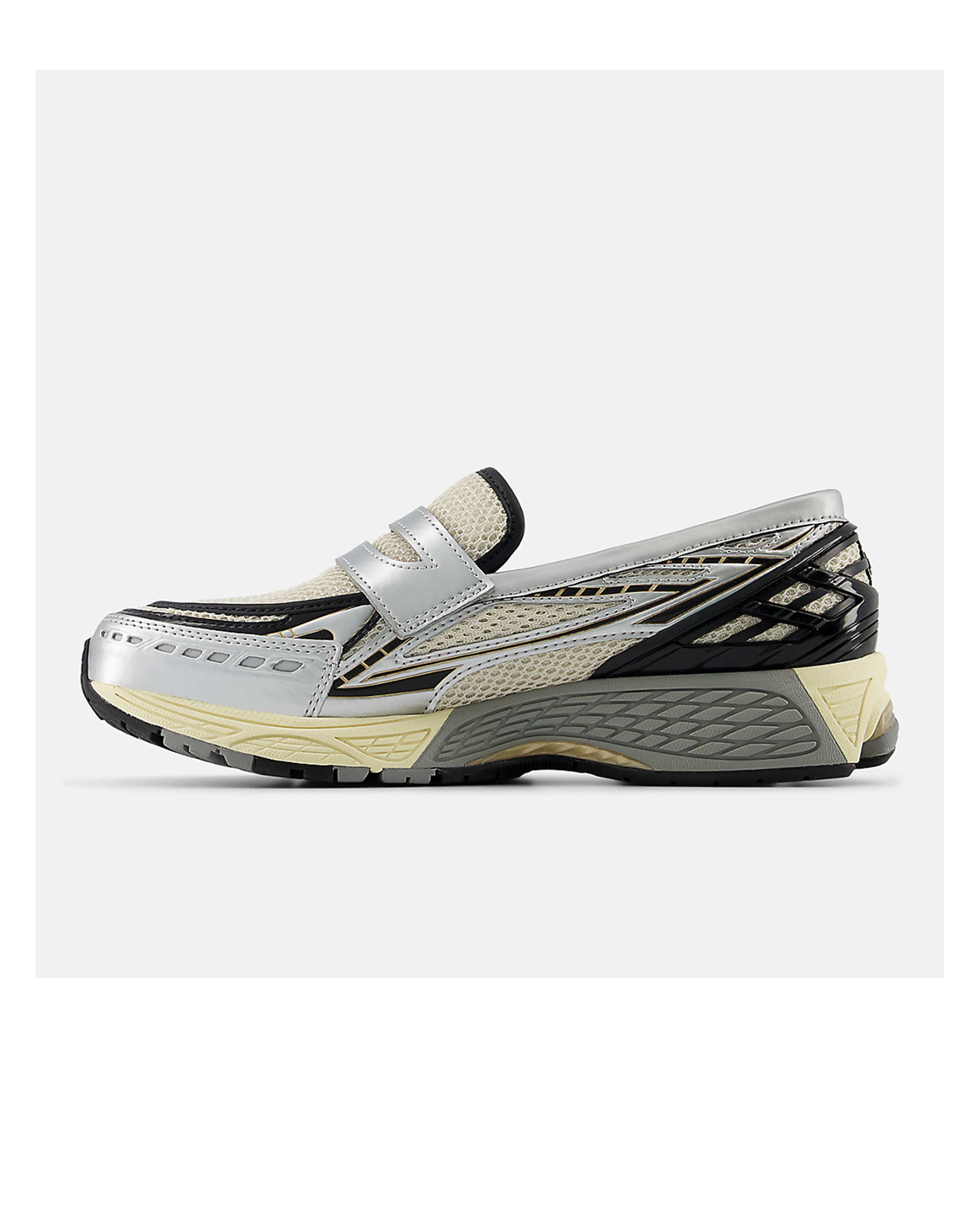 1906 Loafer - Silver Metallic / Cream