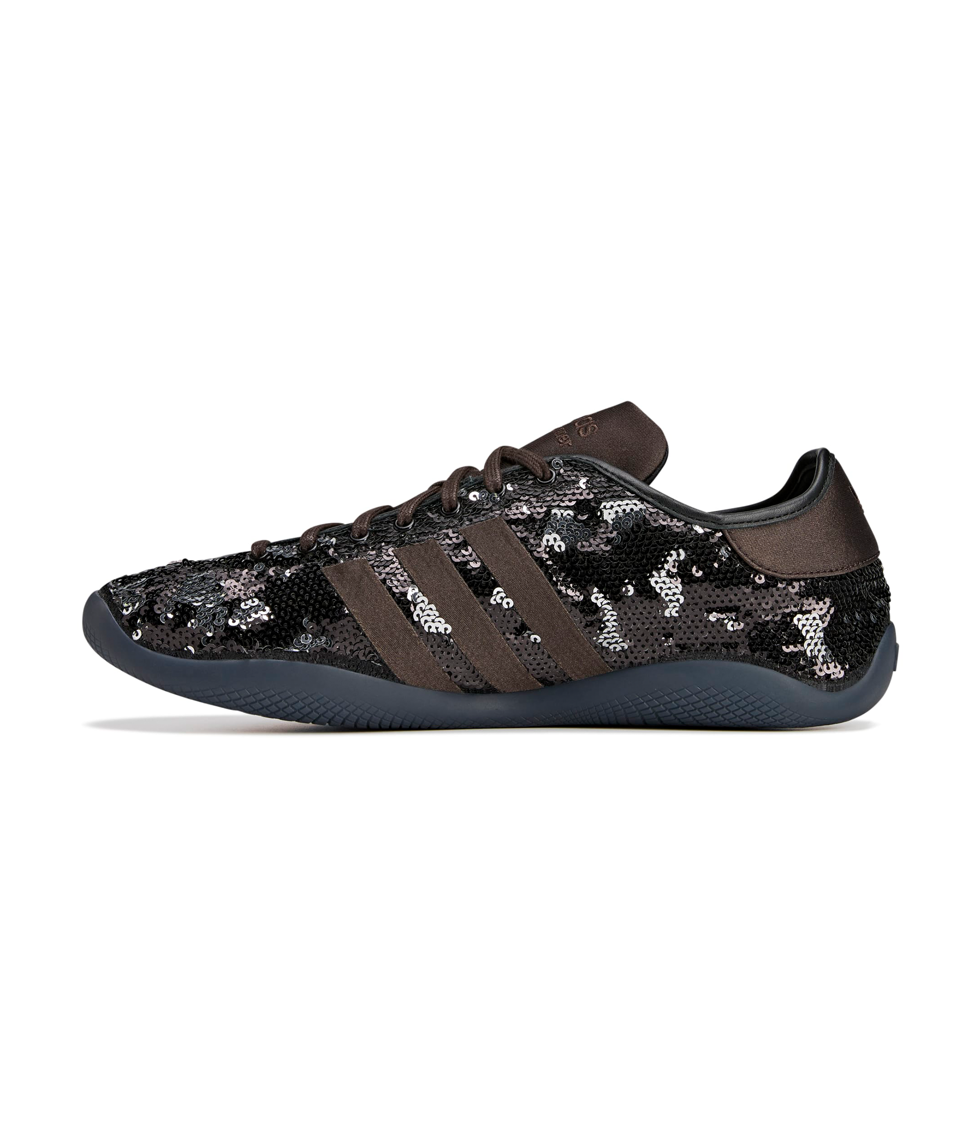 Wales Bonner Lo Pro Sequin - Black / Silver / Brown